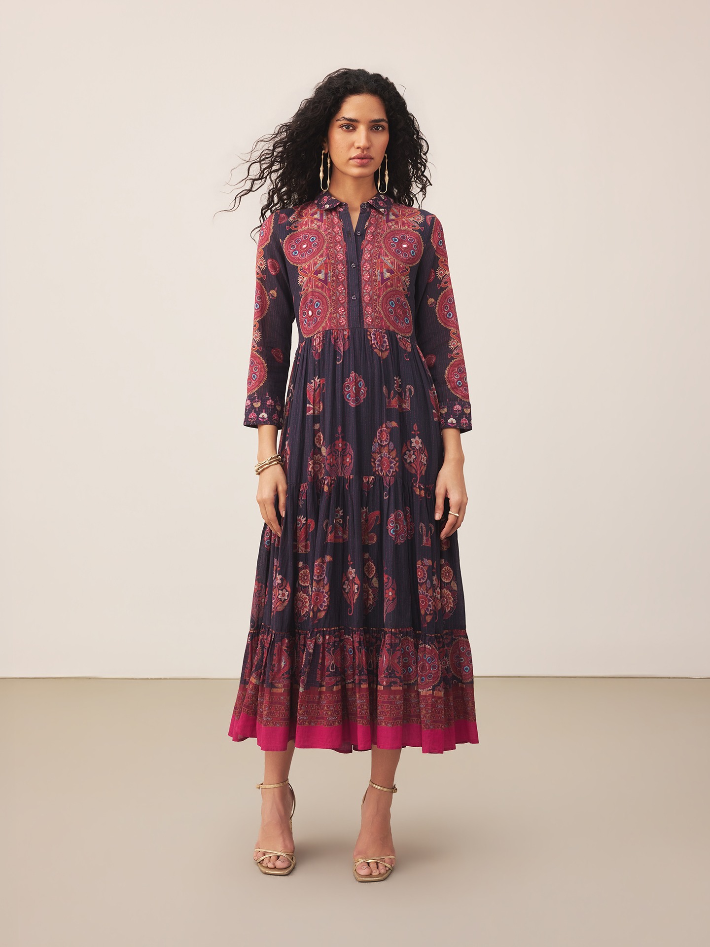 Black Uppwan Long Dress