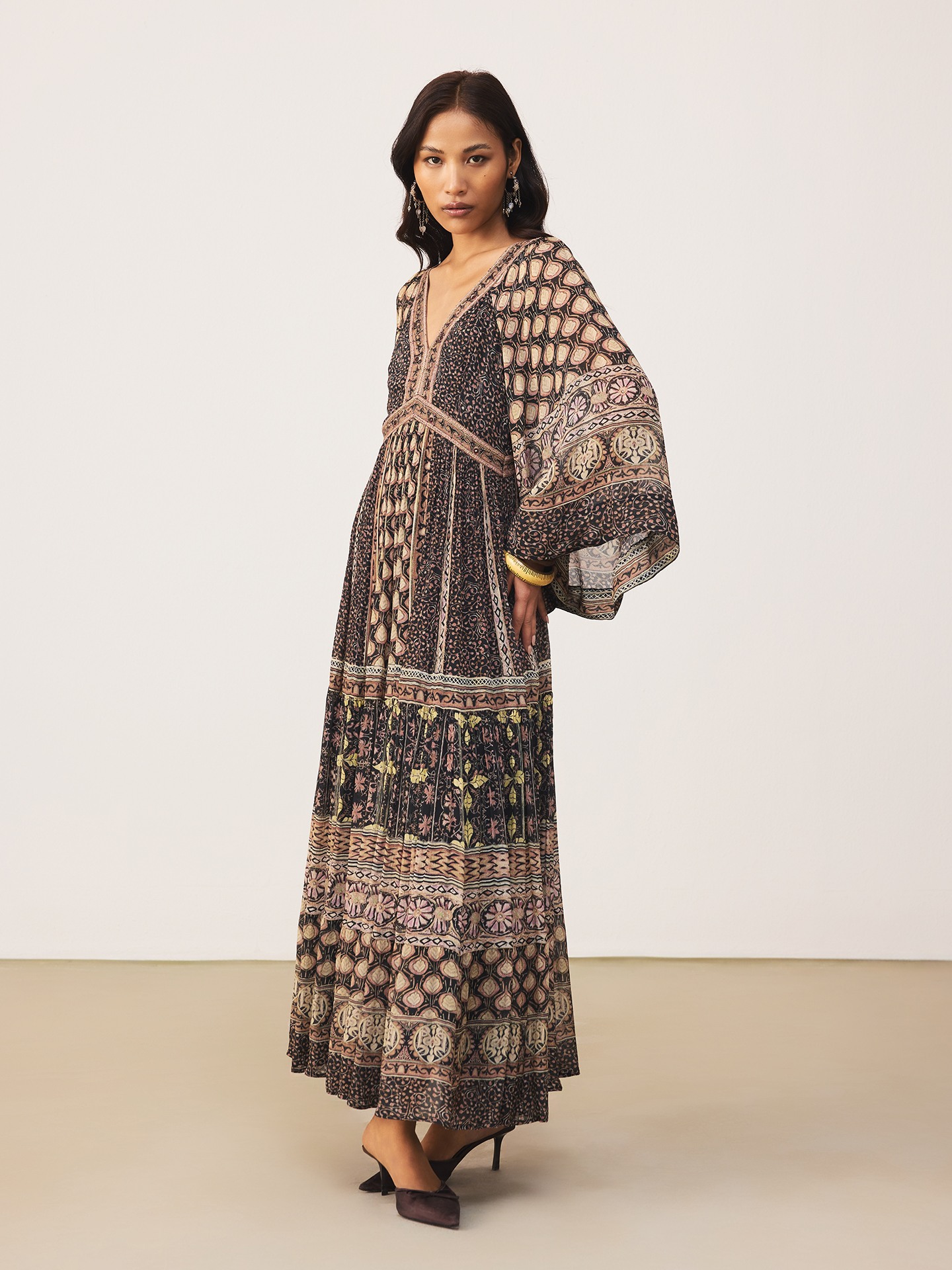 Black Zunairaa Long Dress