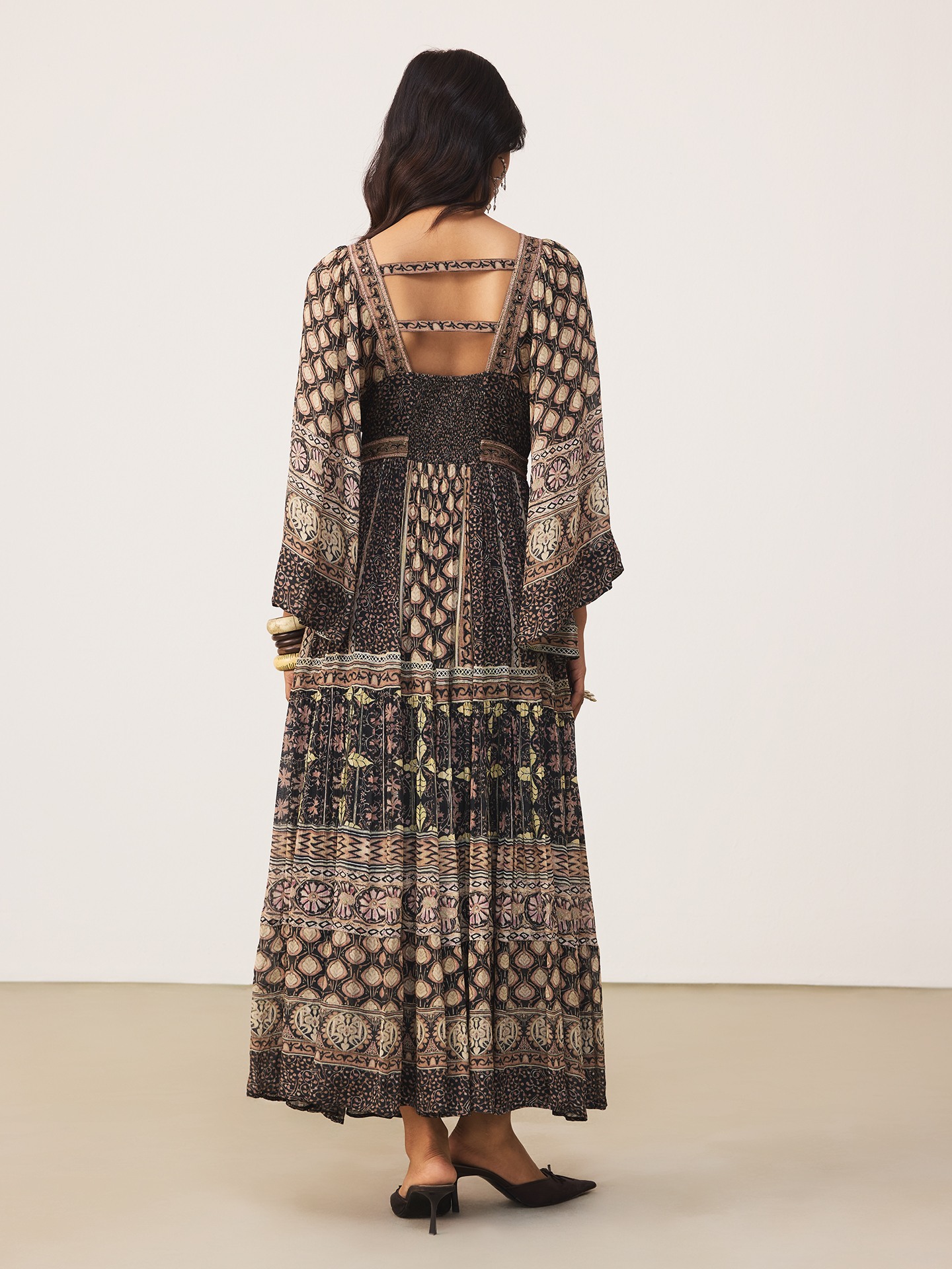 Black Zunairaa Long Dress