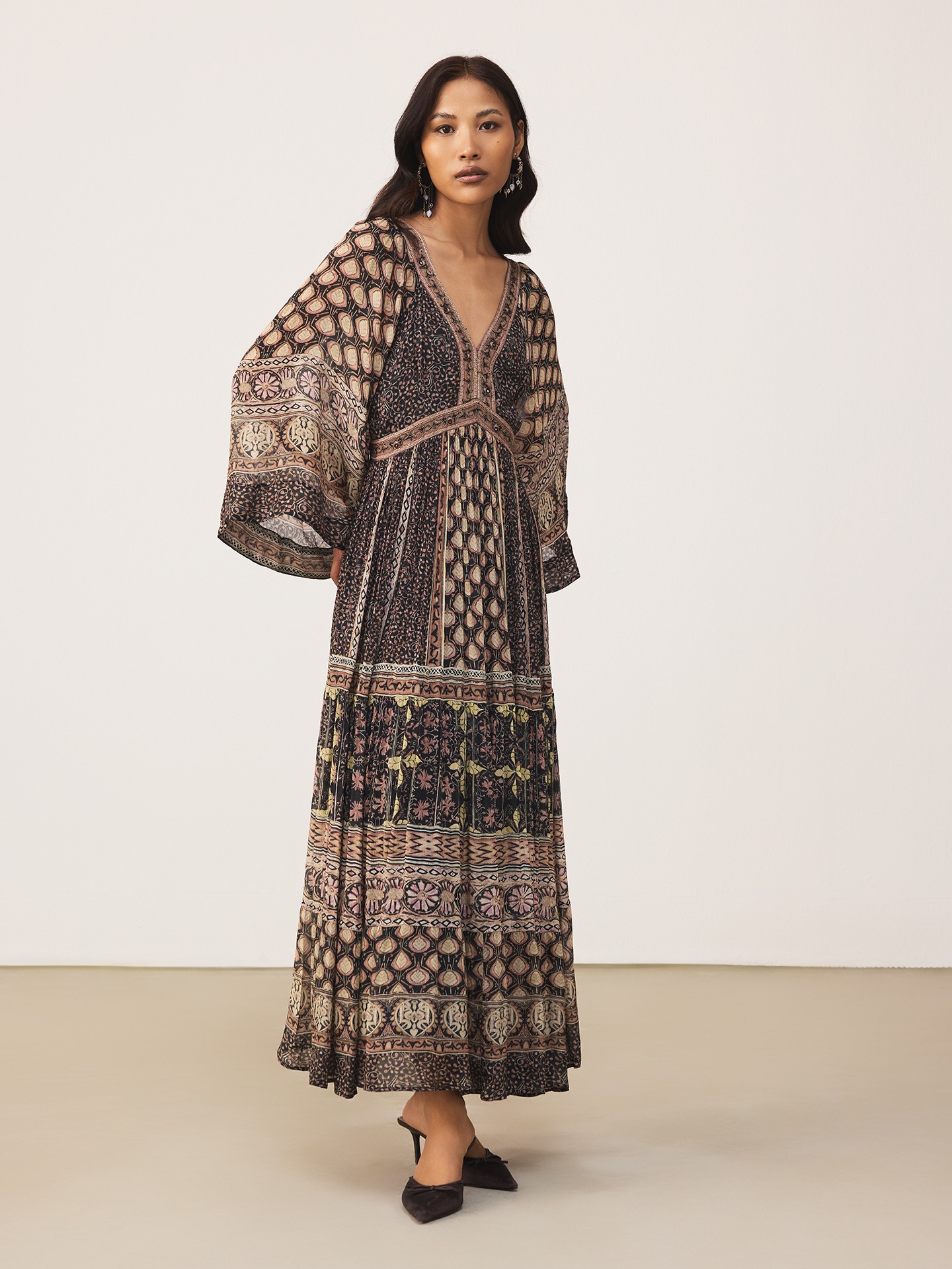 Black Zunairaa Long Dress