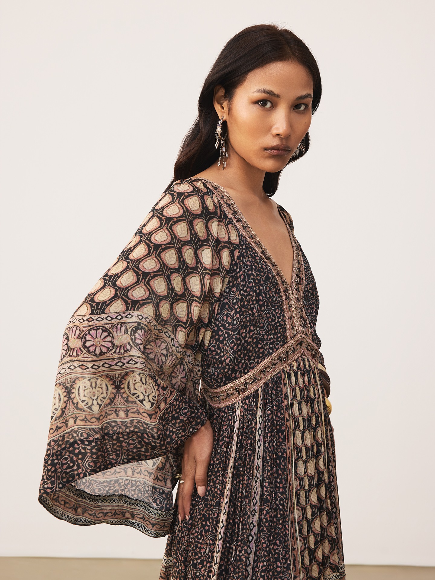 Black Zunairaa Long Dress