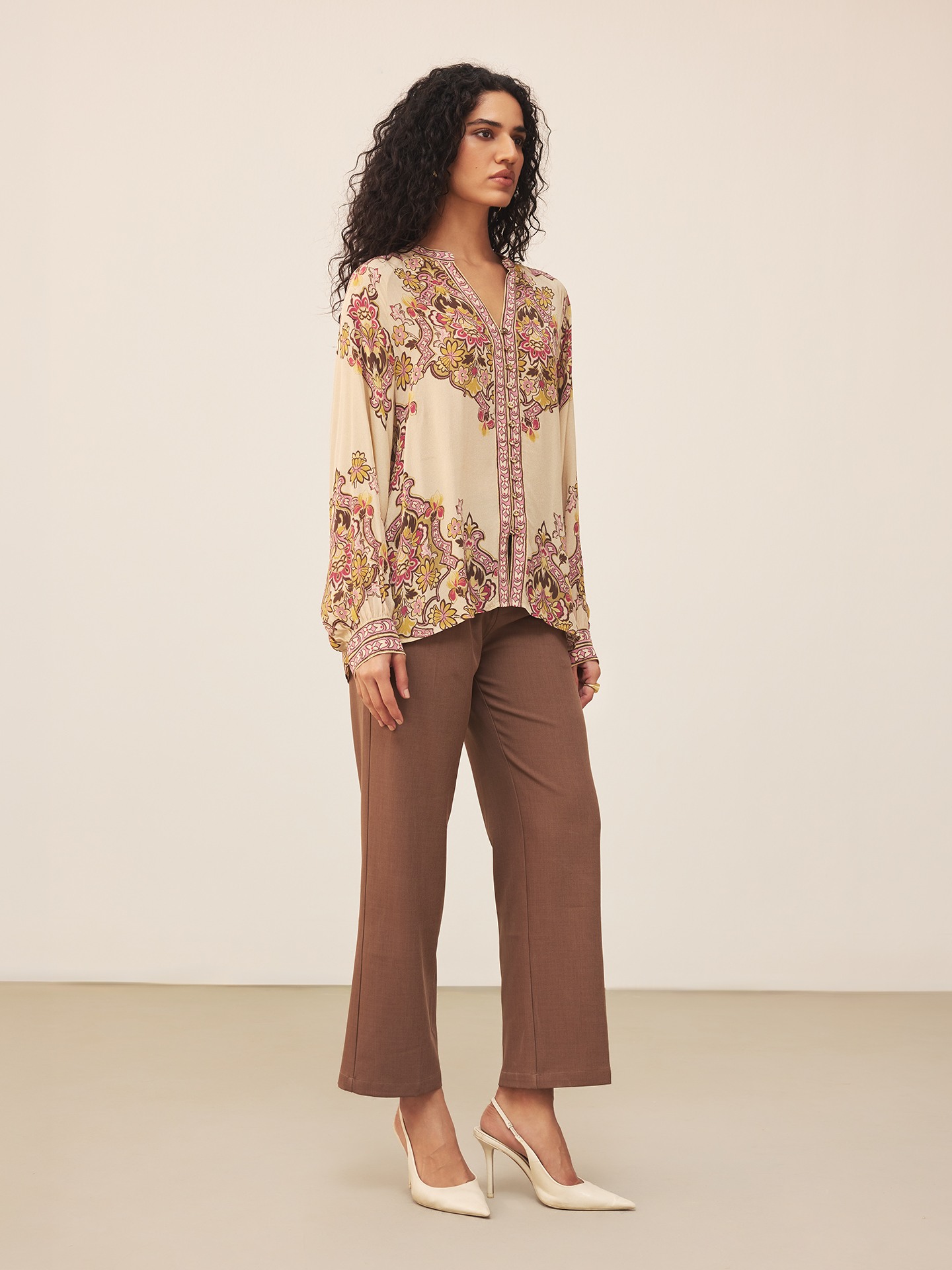 Beige Yukta Shirt