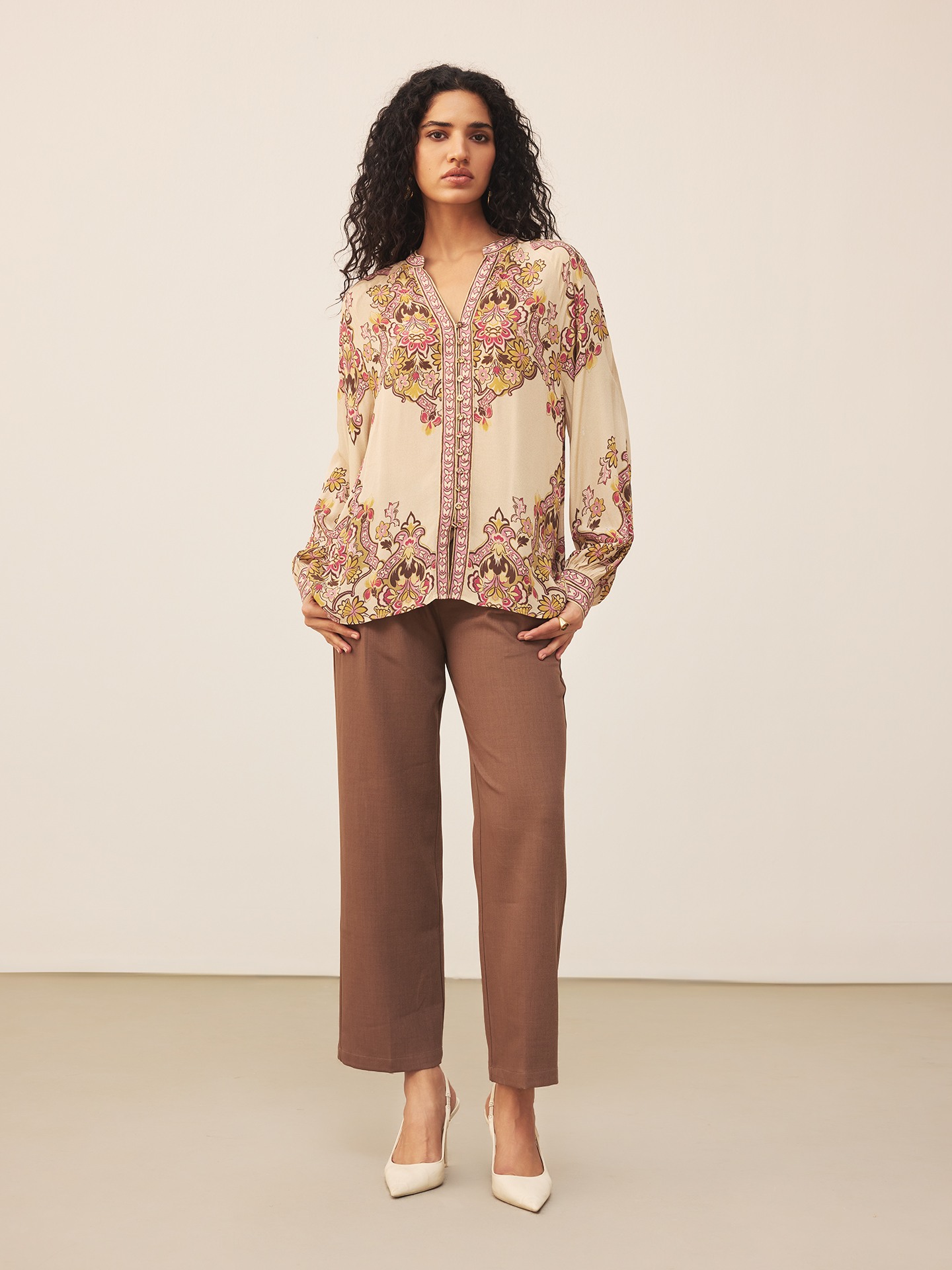 Beige Yukta Shirt