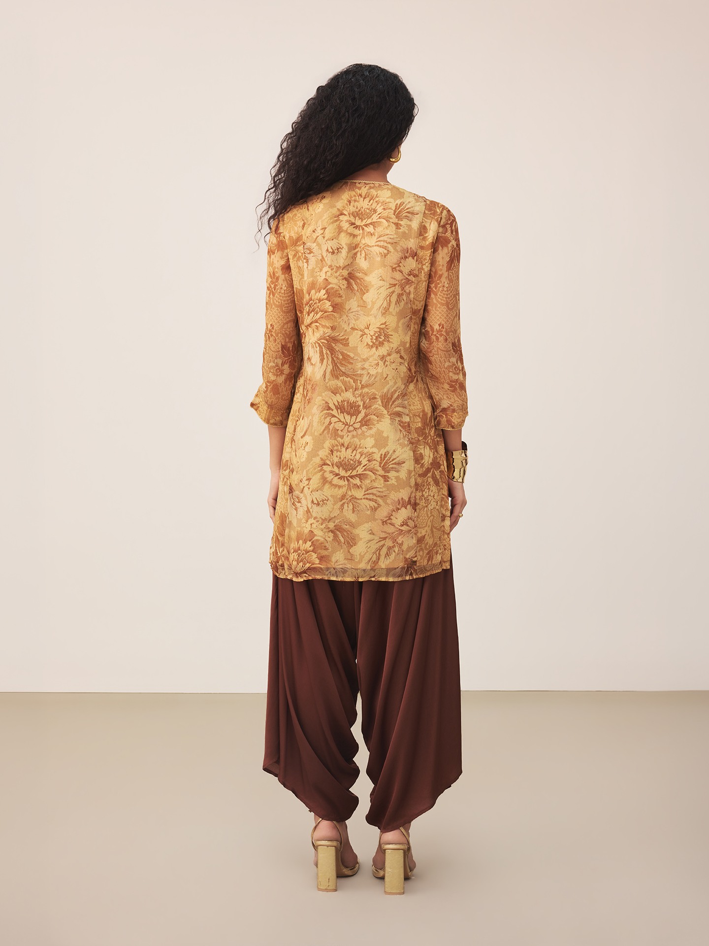 Brown Flowrence Kurti