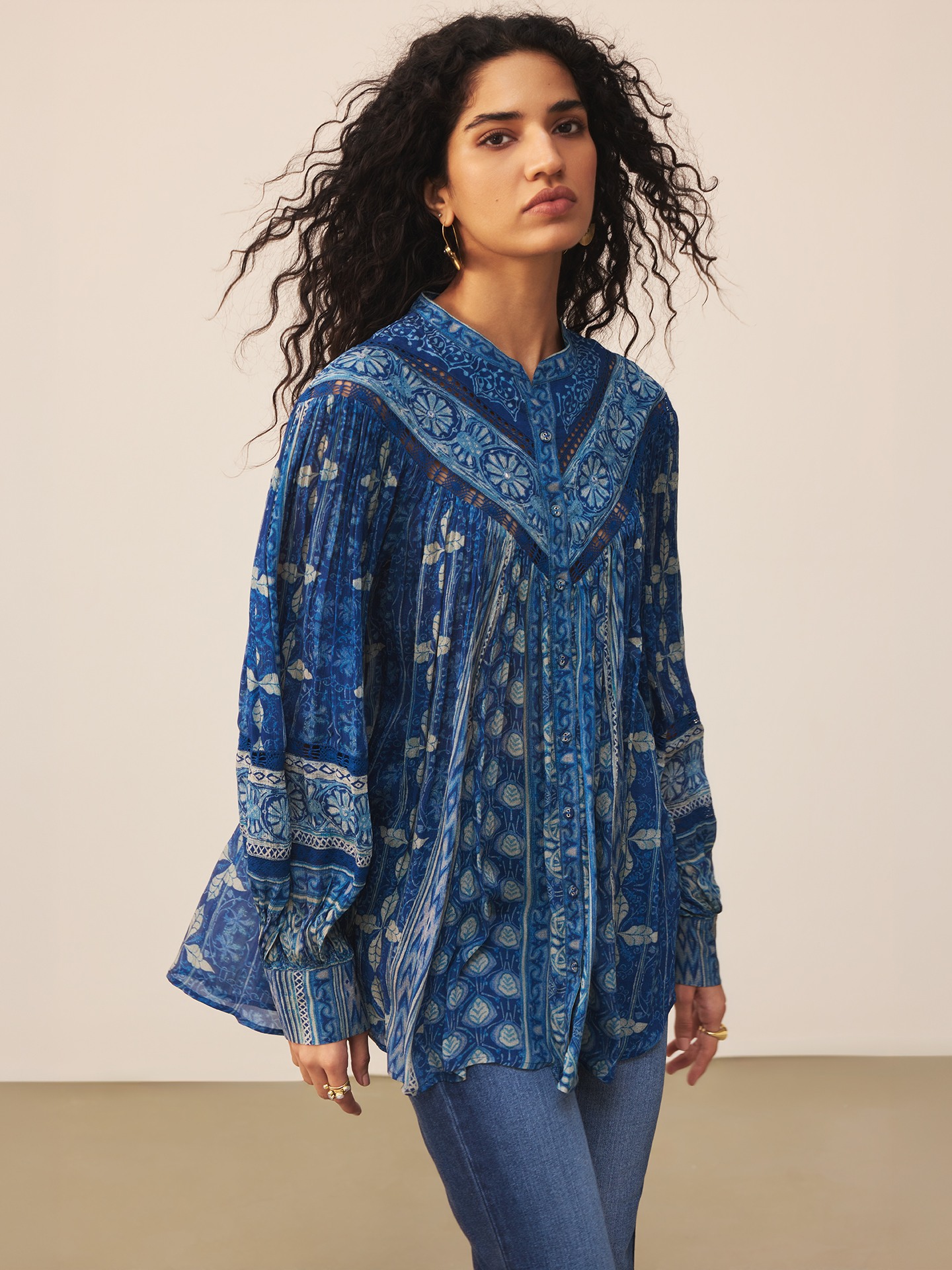 Blue Zunairaa Shirt