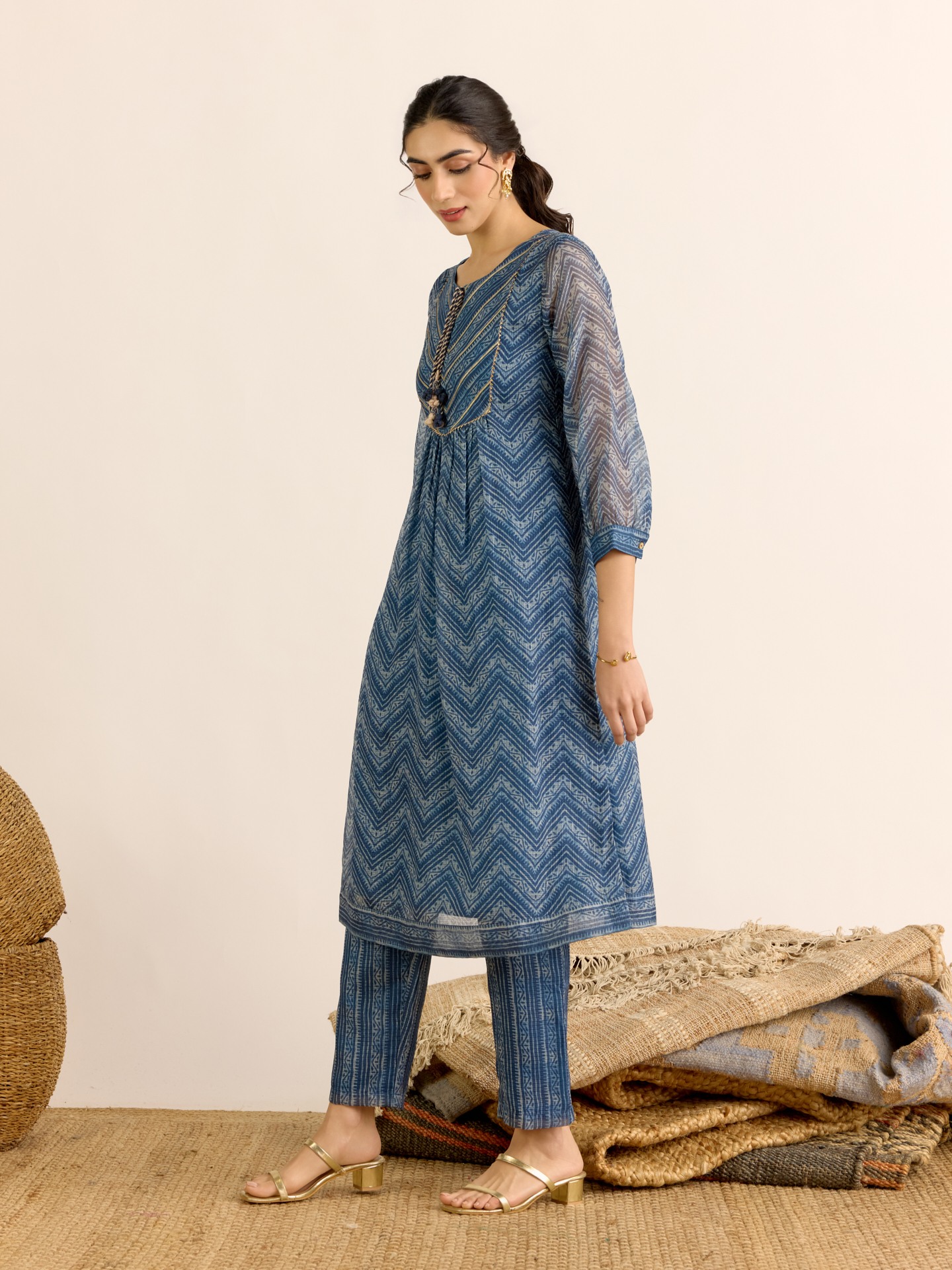 Blue Ibiza Suit Set