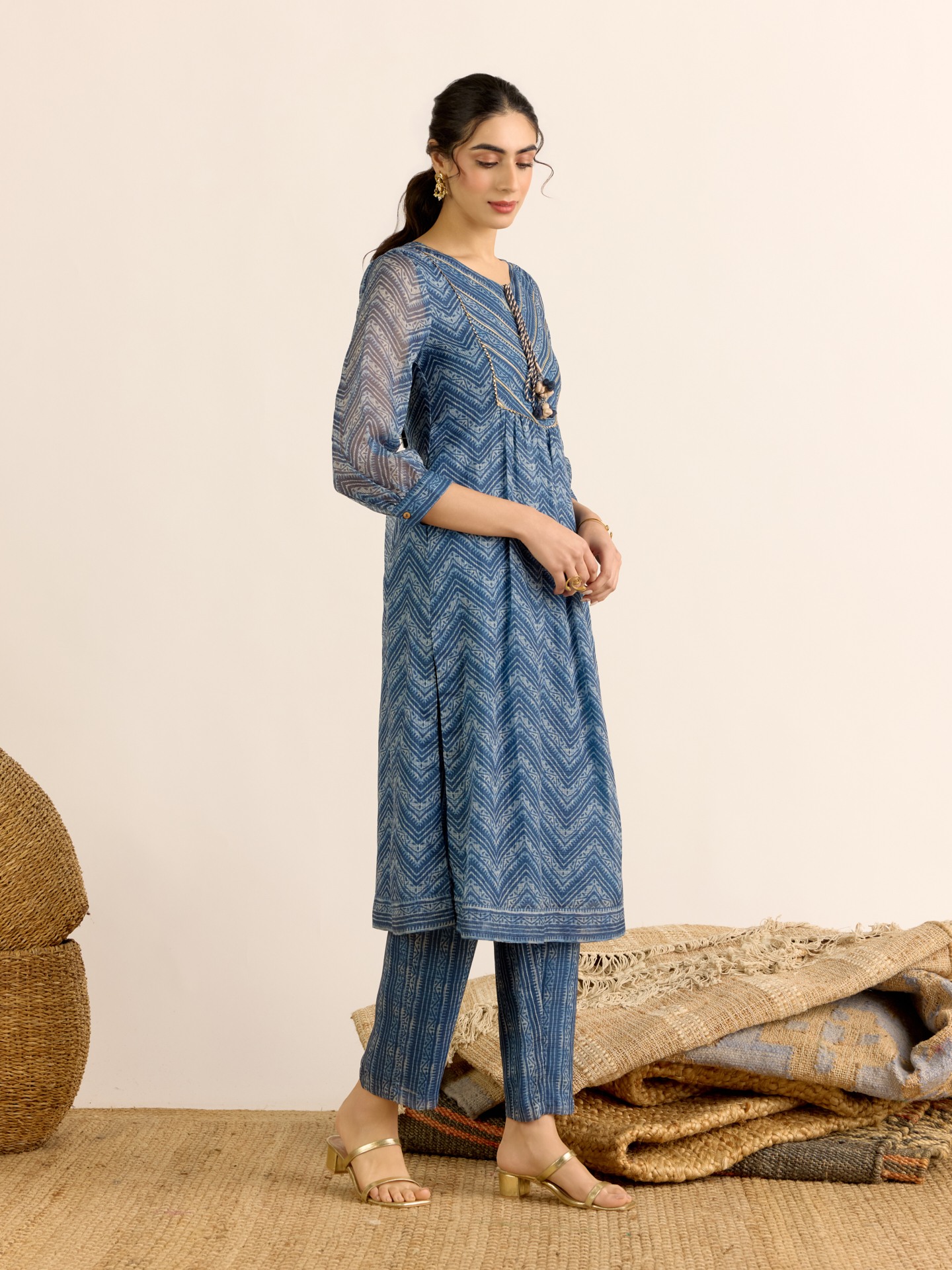 Blue Ibiza Suit Set