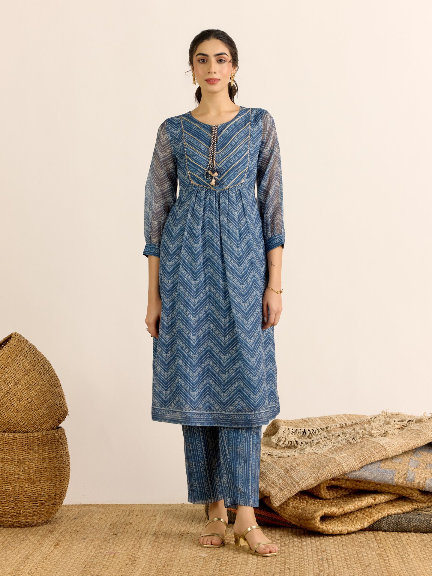 Blue Ibiza Suit Set