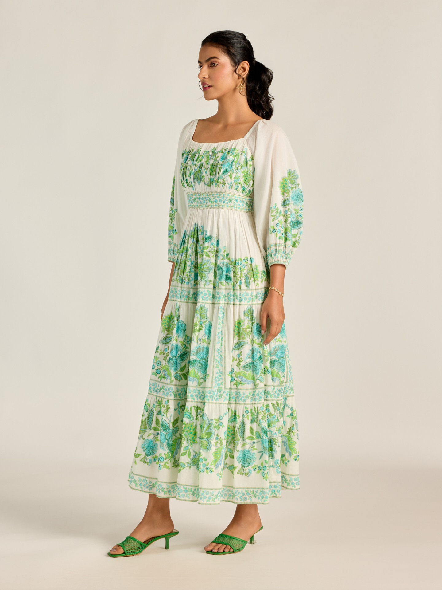 White Loren Long Dress