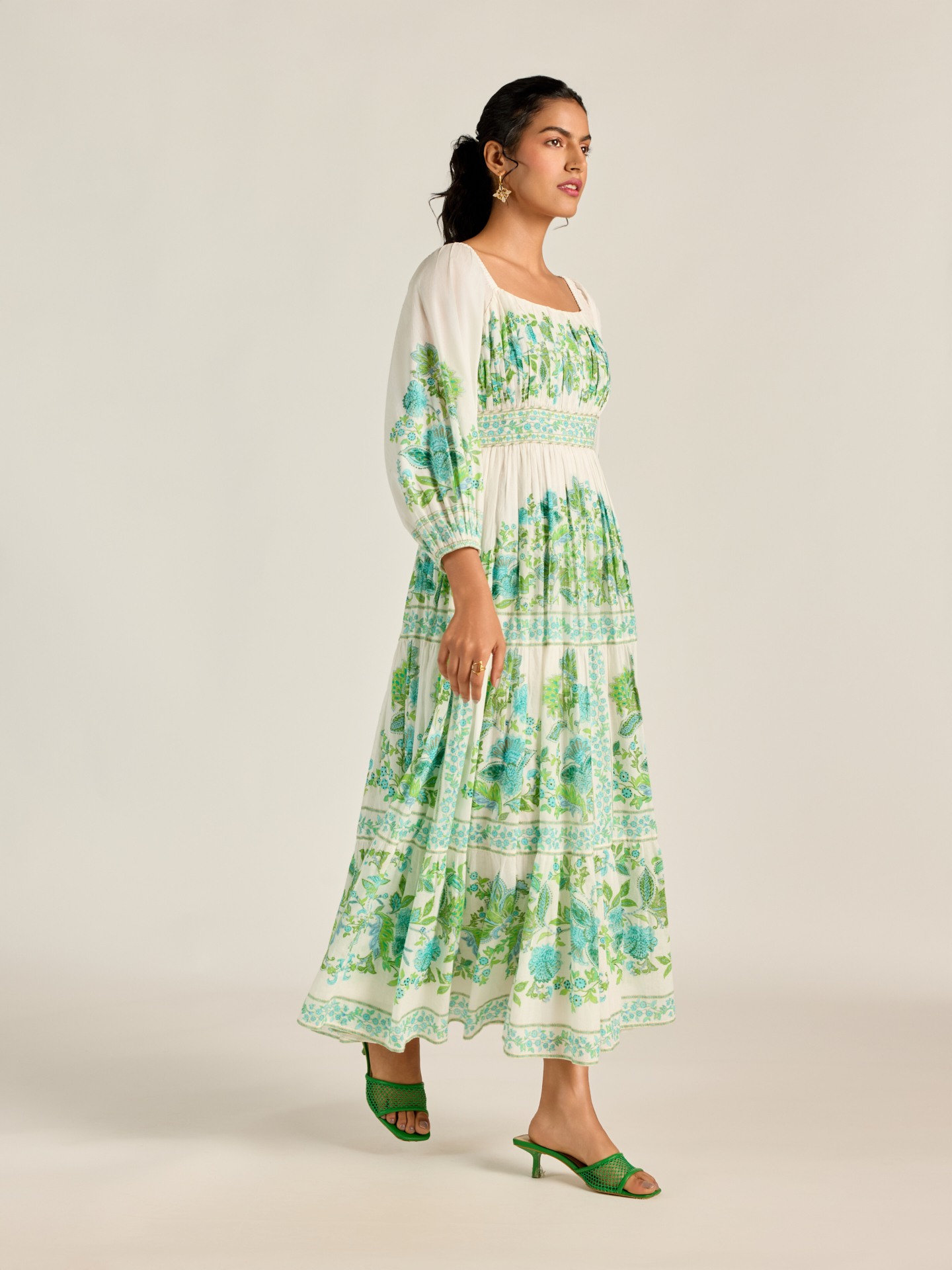 White Loren Long Dress