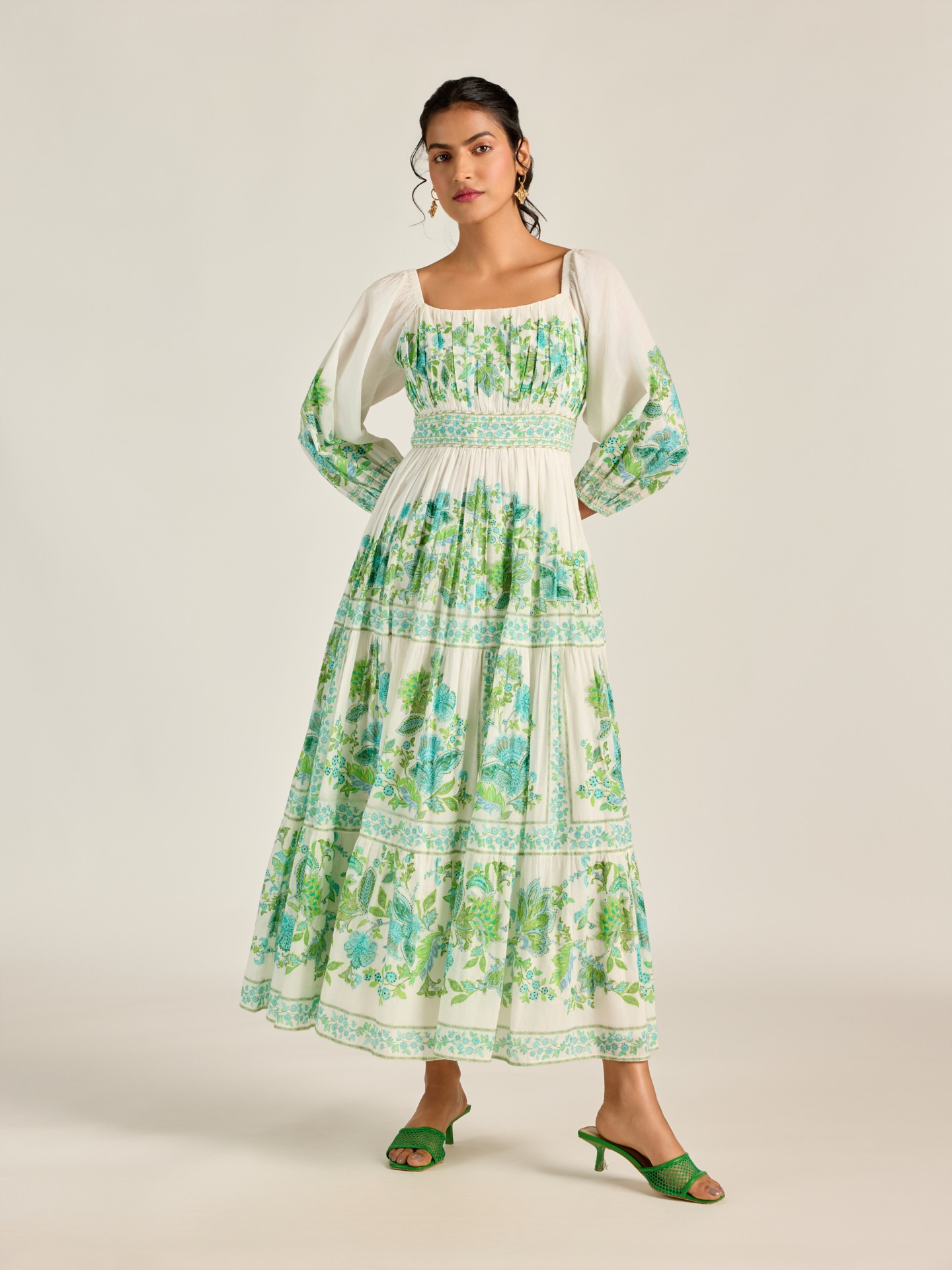 White Loren Long Dress