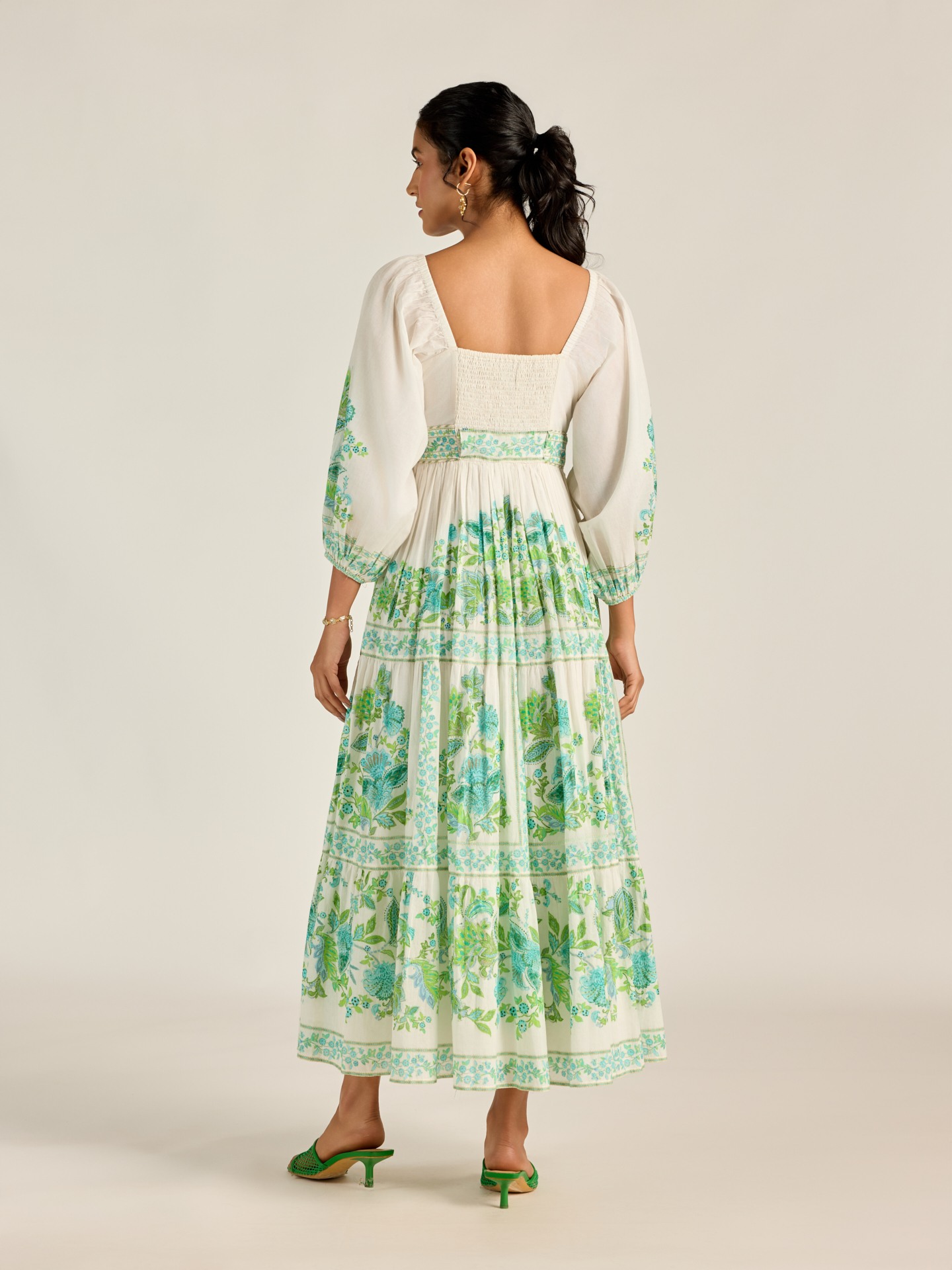 White Loren Long Dress