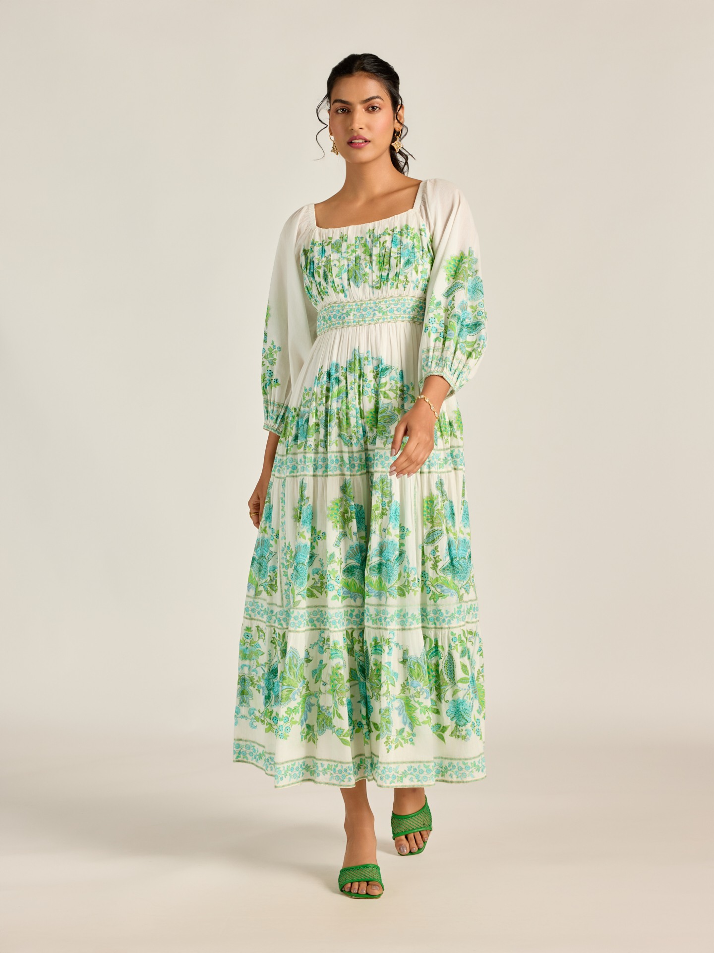 White Loren Long Dress