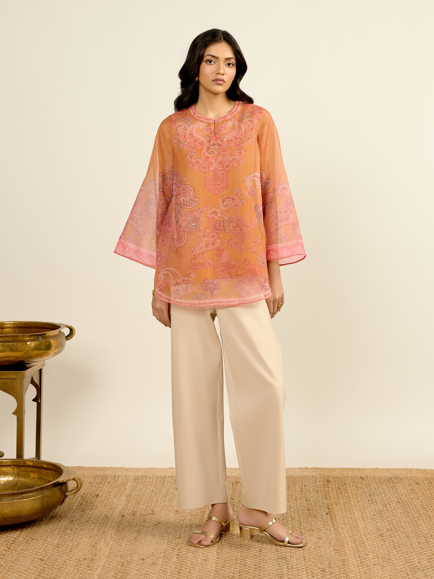 Mustard Tanush Kurti