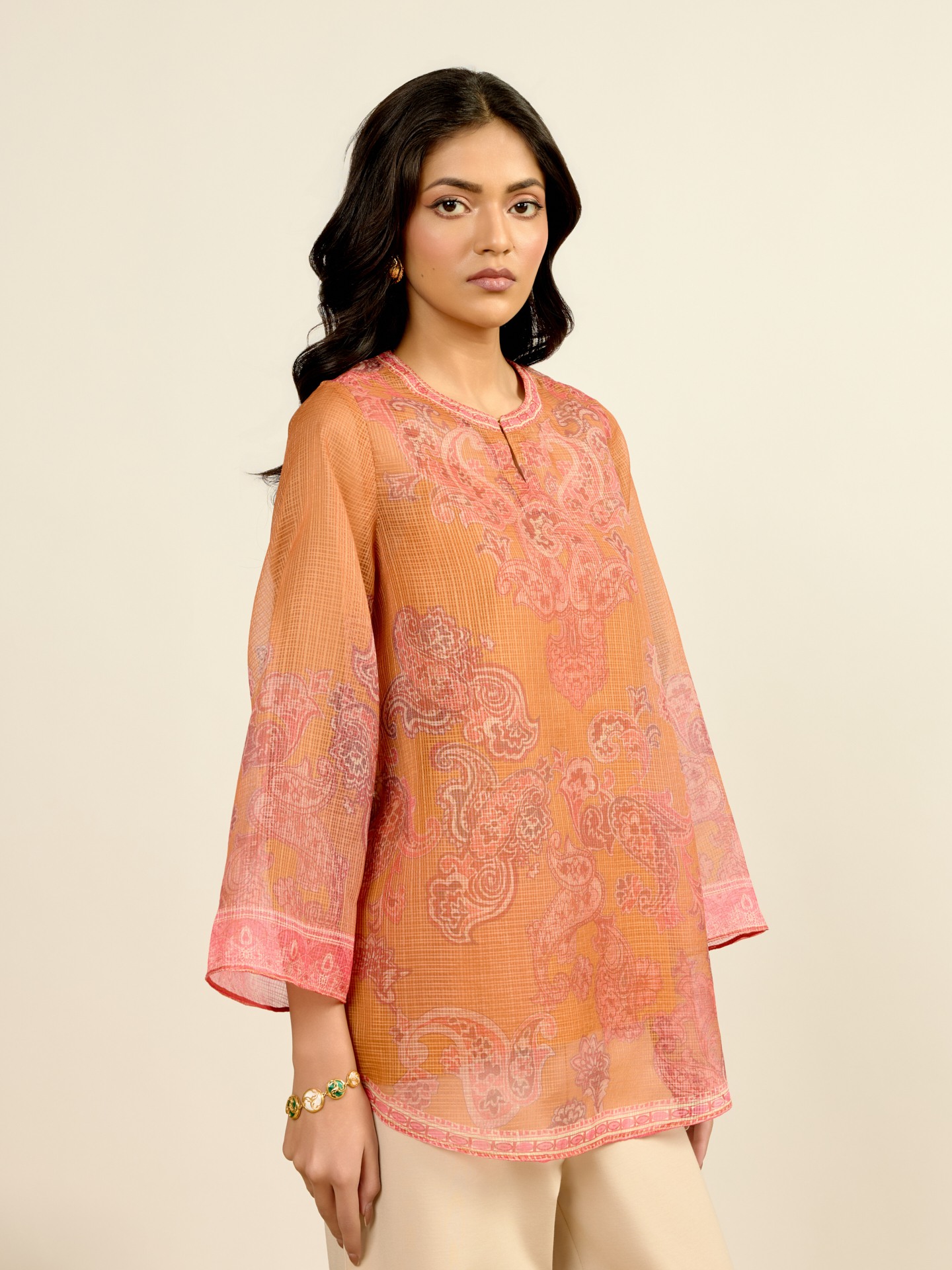 Mustard Tanush Kurti