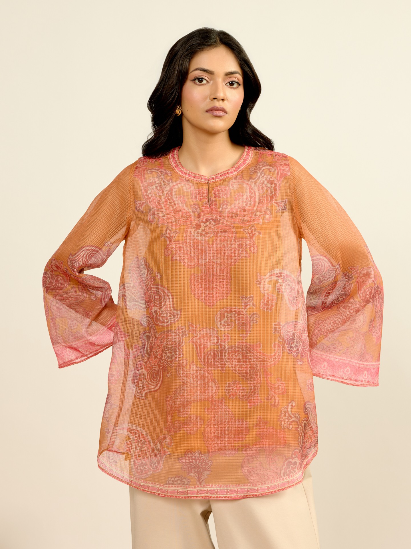 Mustard Tanush Kurti