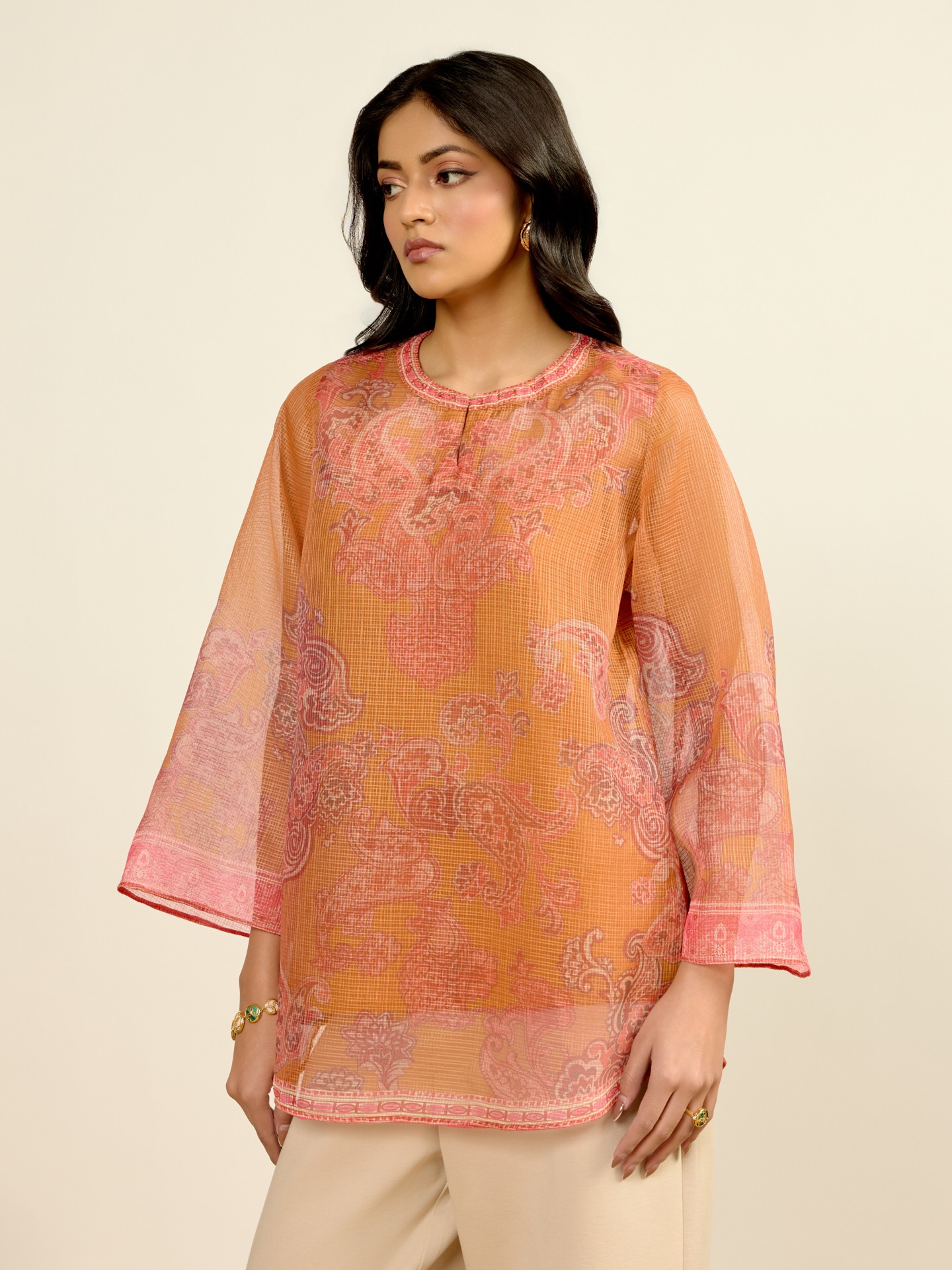 Mustard Tanush Kurti