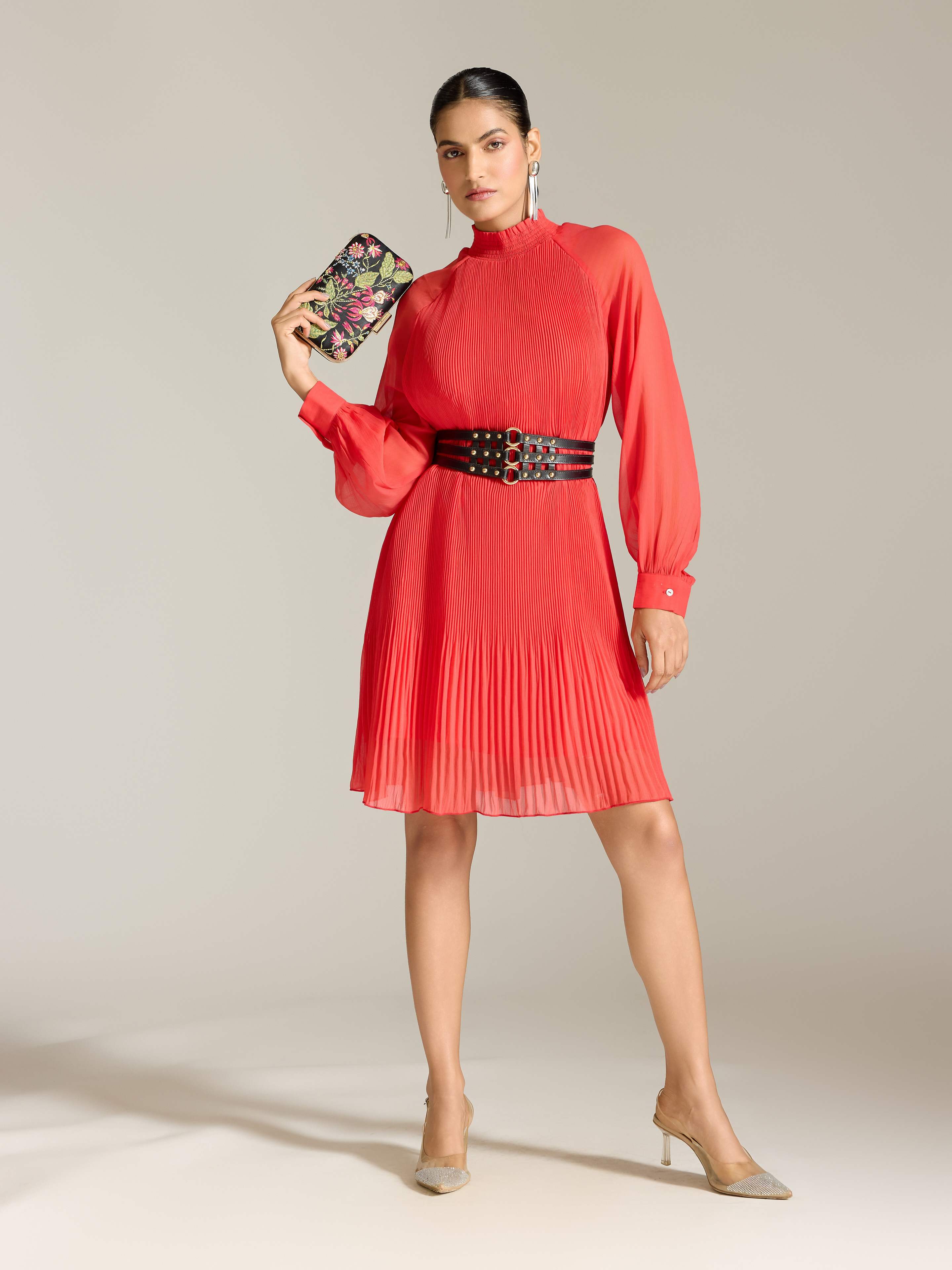 Red Demi Short Dress