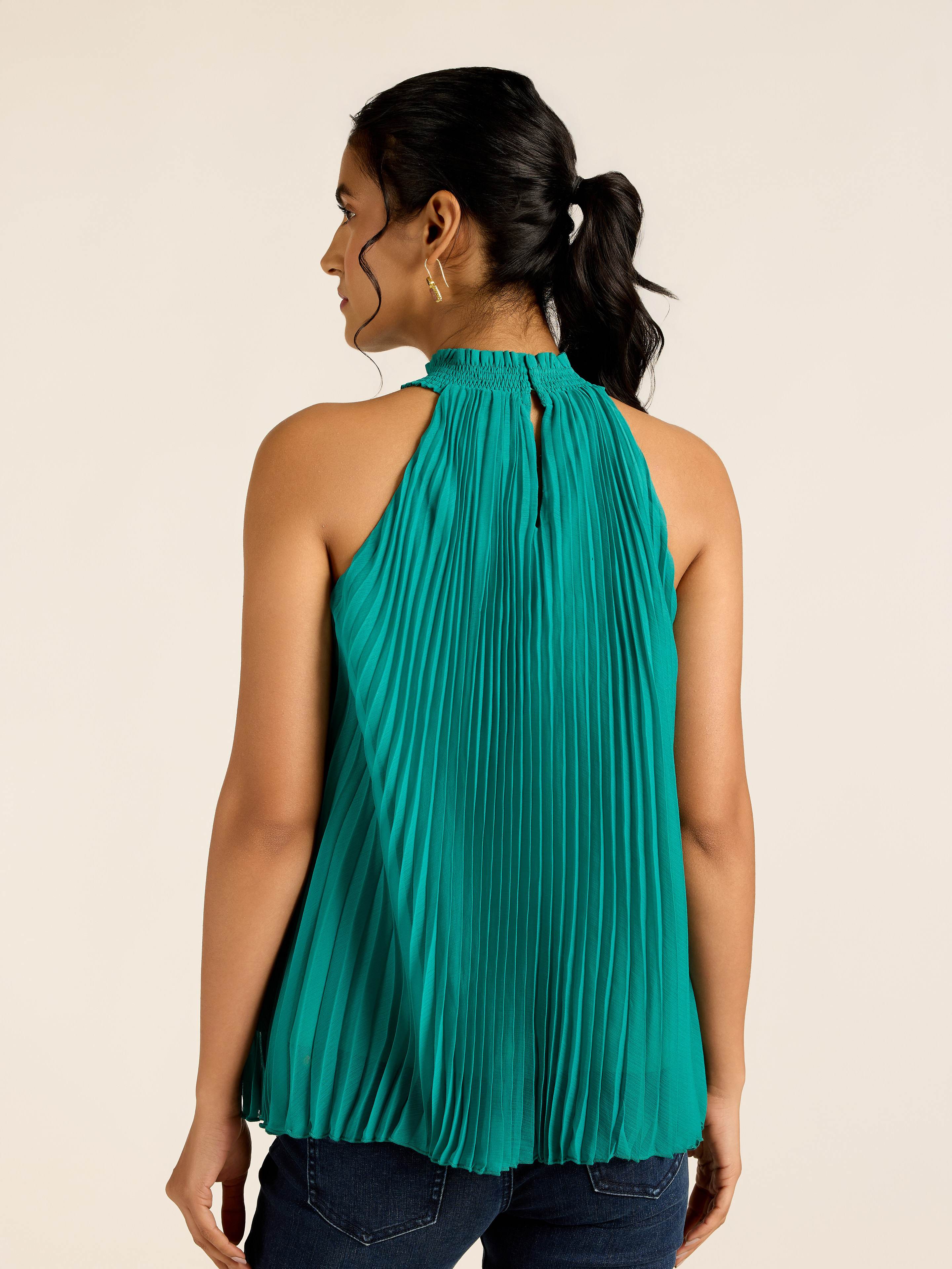 Teal Demi Short Top