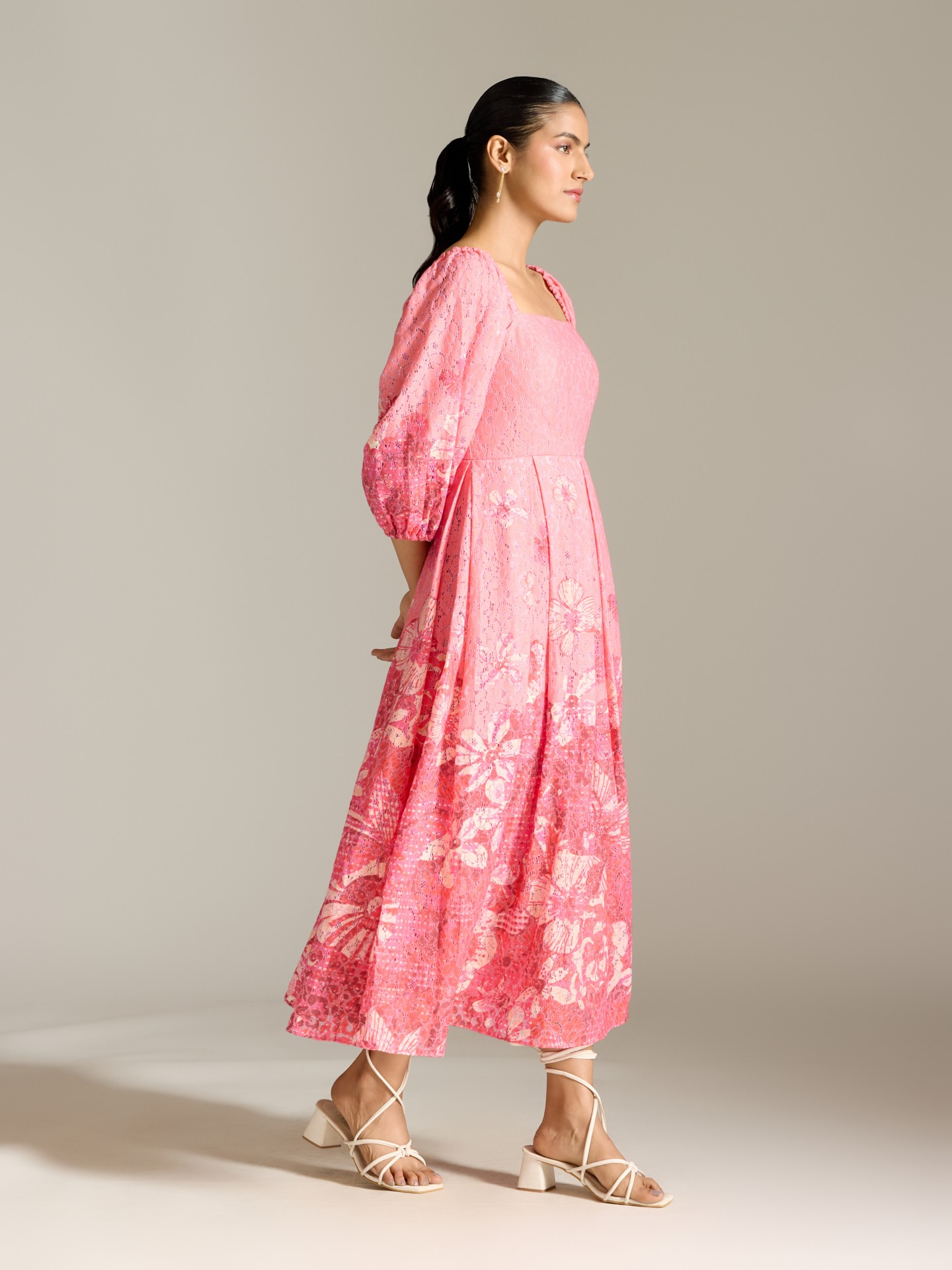 Pink Alicia Long Dress