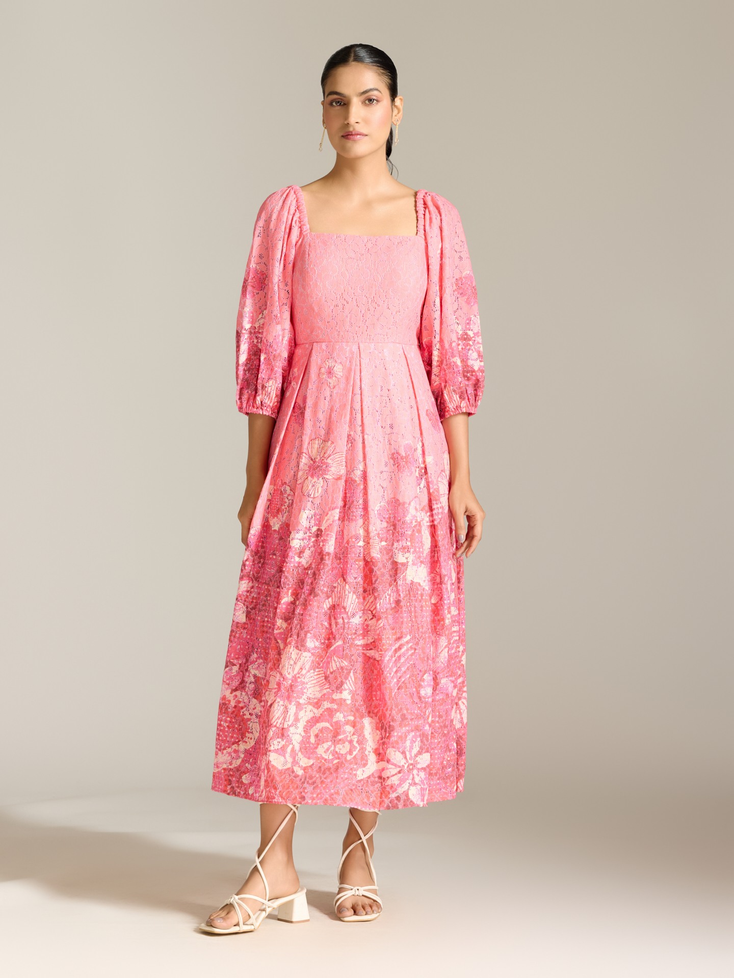 Pink Alicia Long Dress