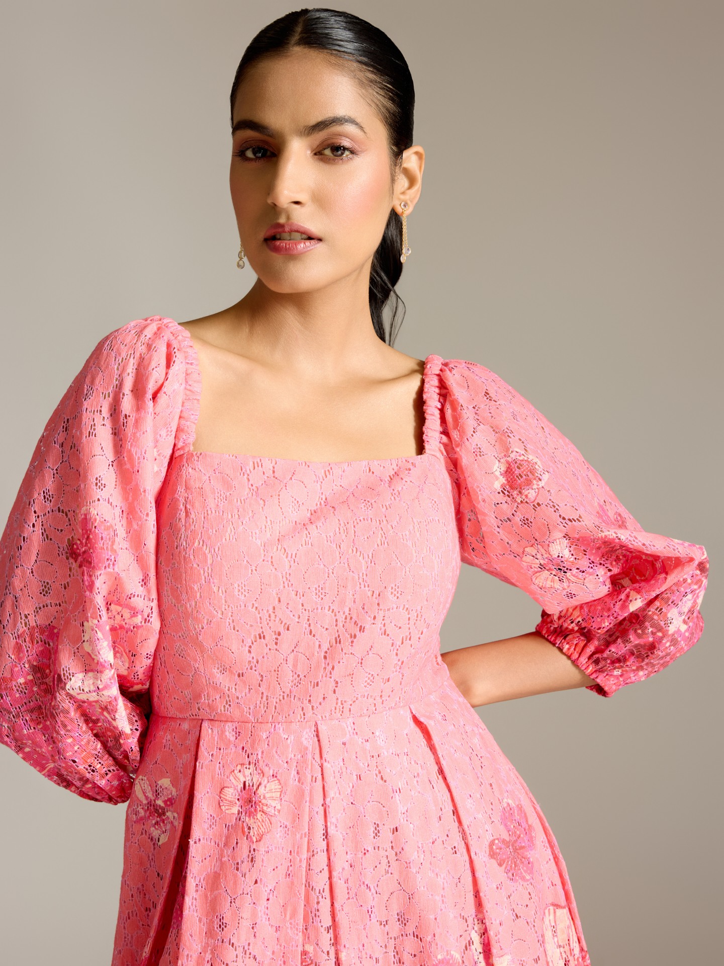 Pink Alicia Long Dress