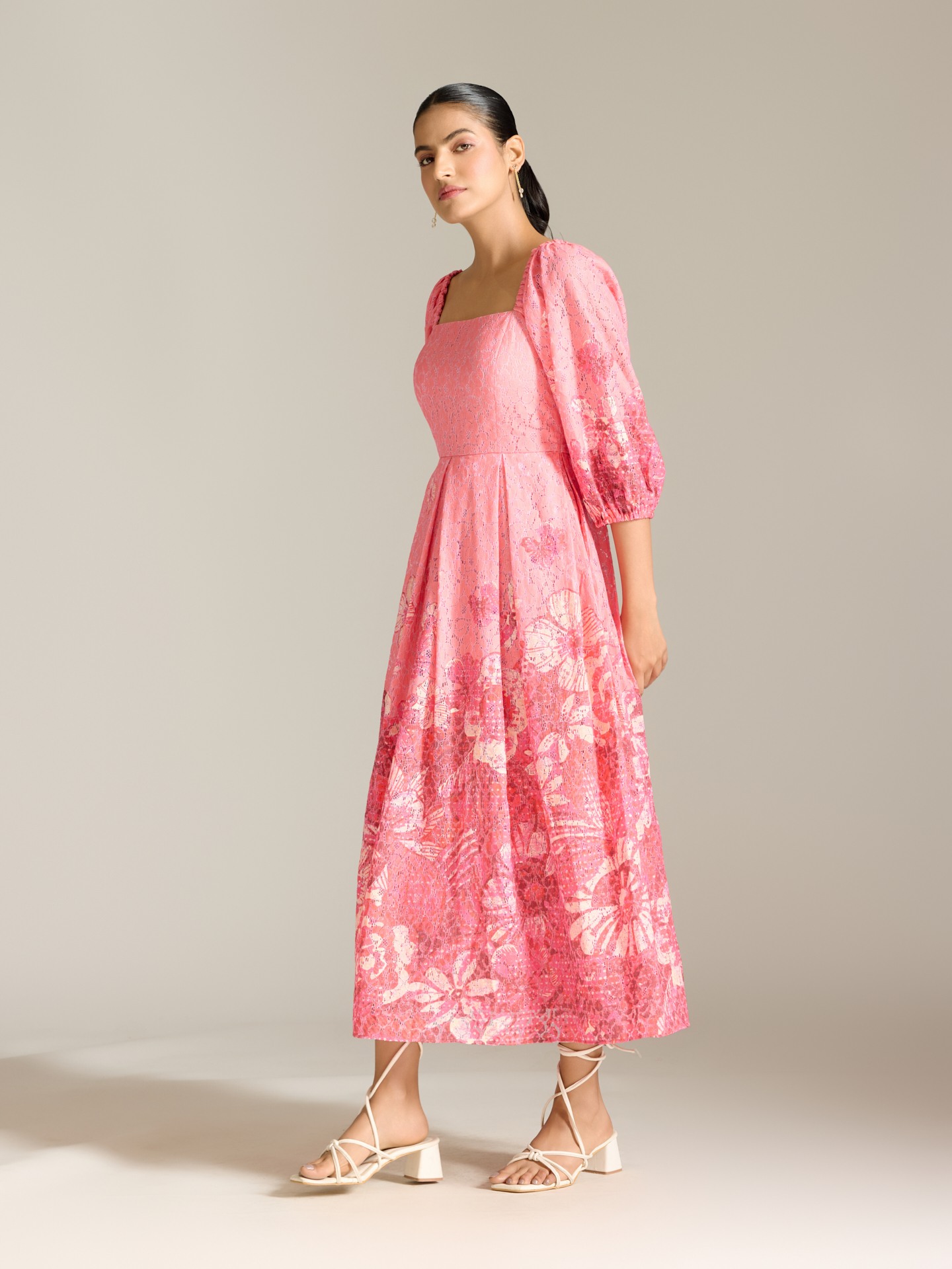 Pink Alicia Long Dress
