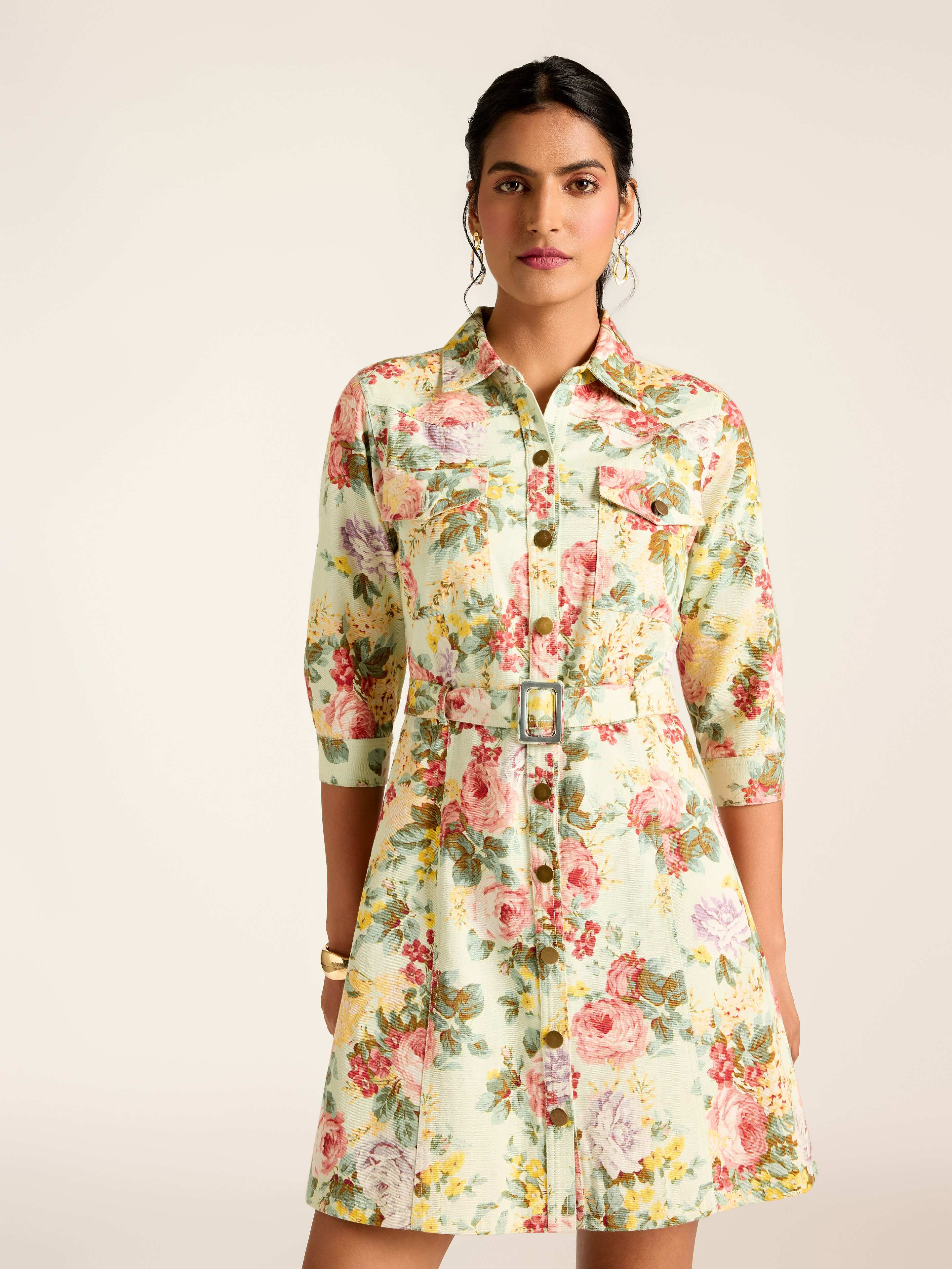 Mint Rosie Short Dress