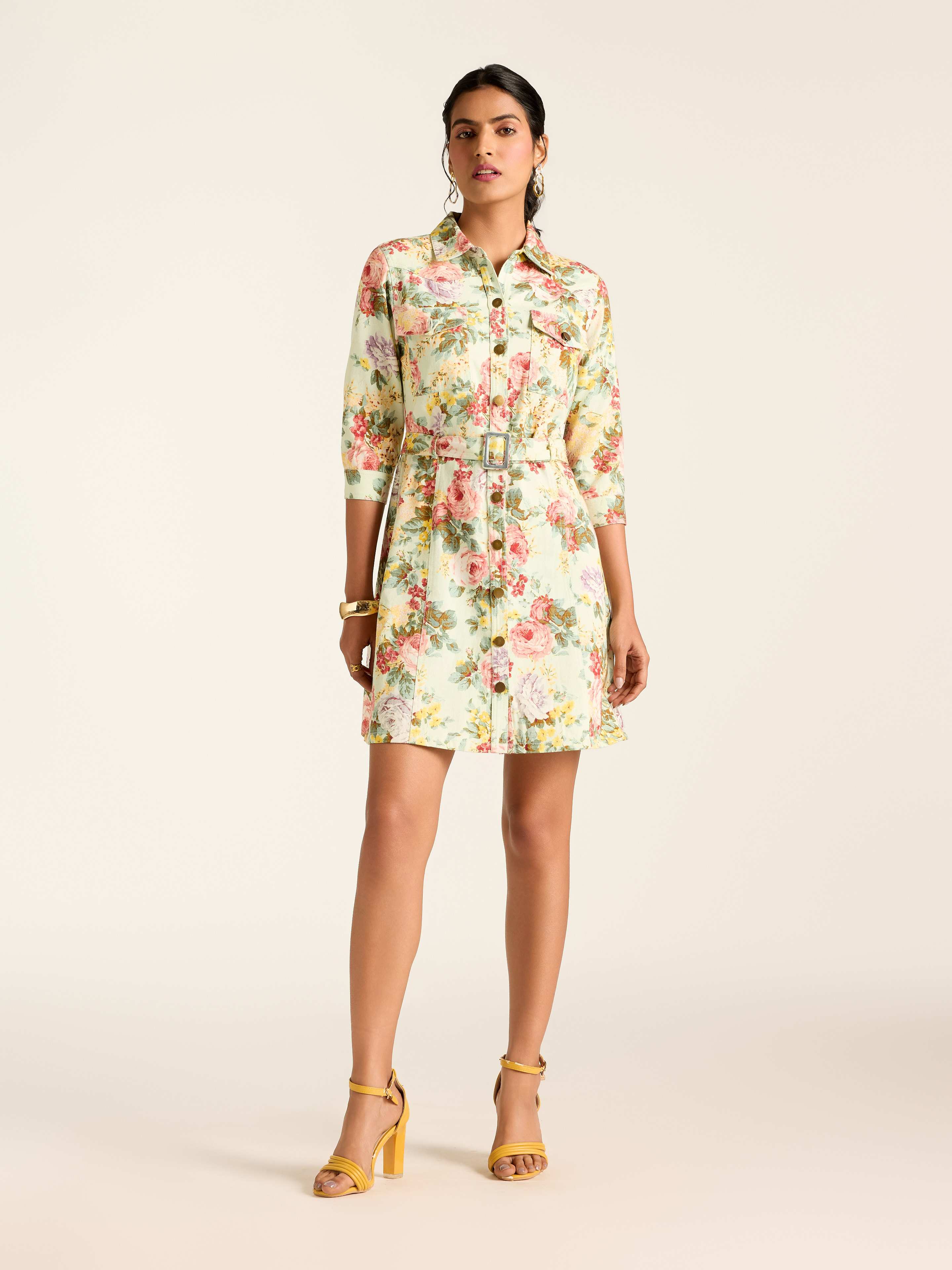 Mint Rosie Short Dress