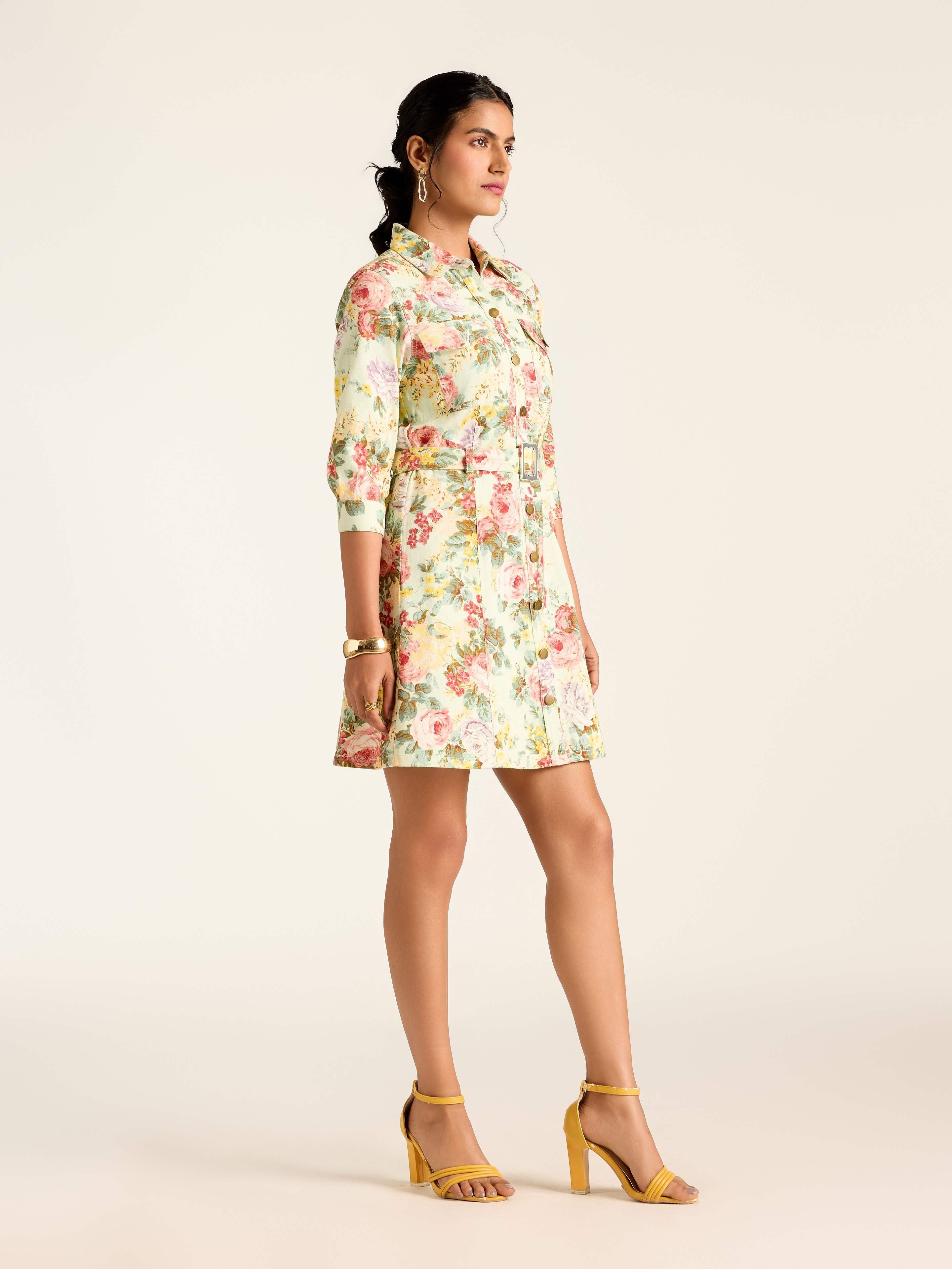 Mint Rosie Short Dress