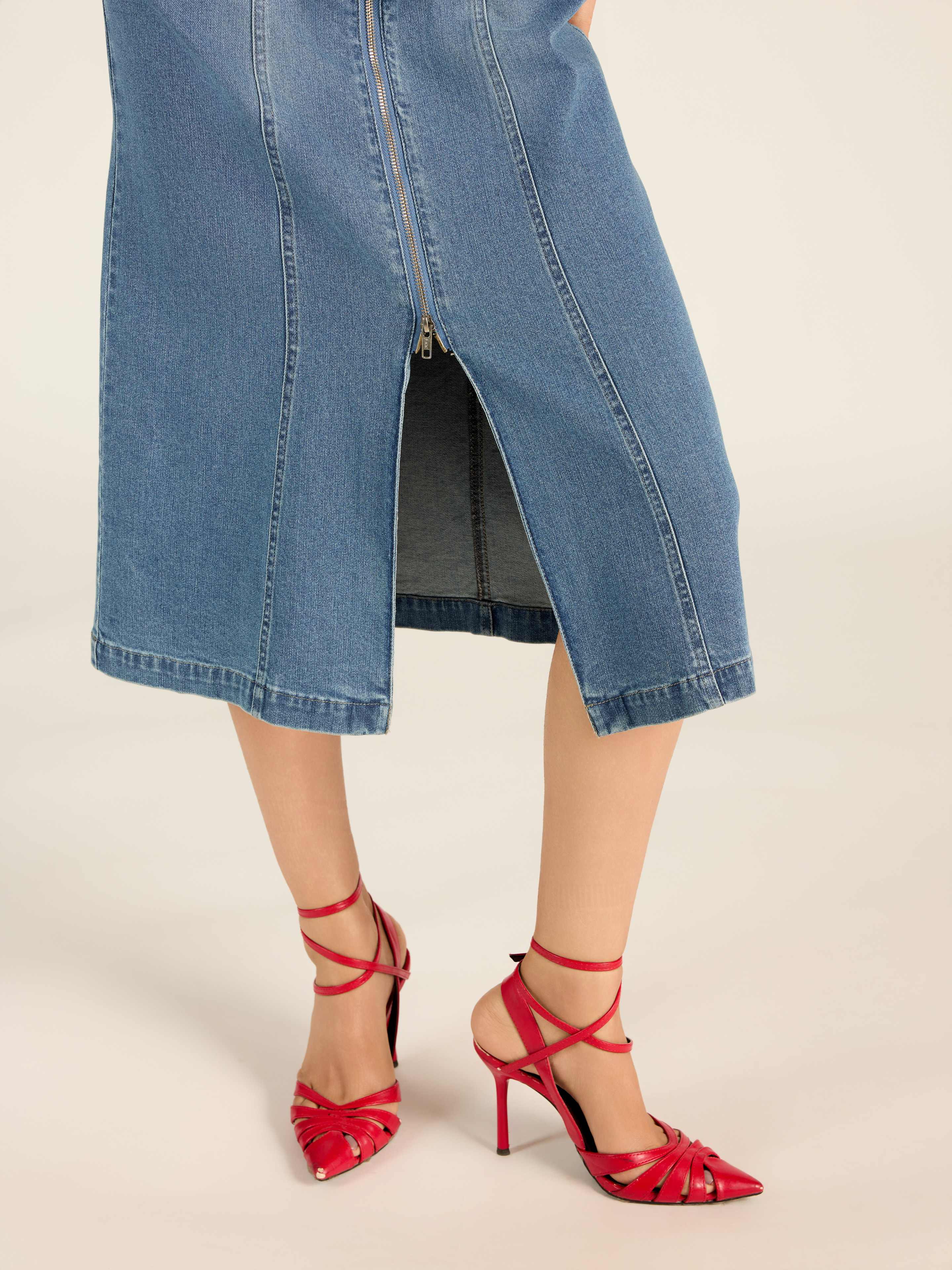 Blue Denver Long Dress