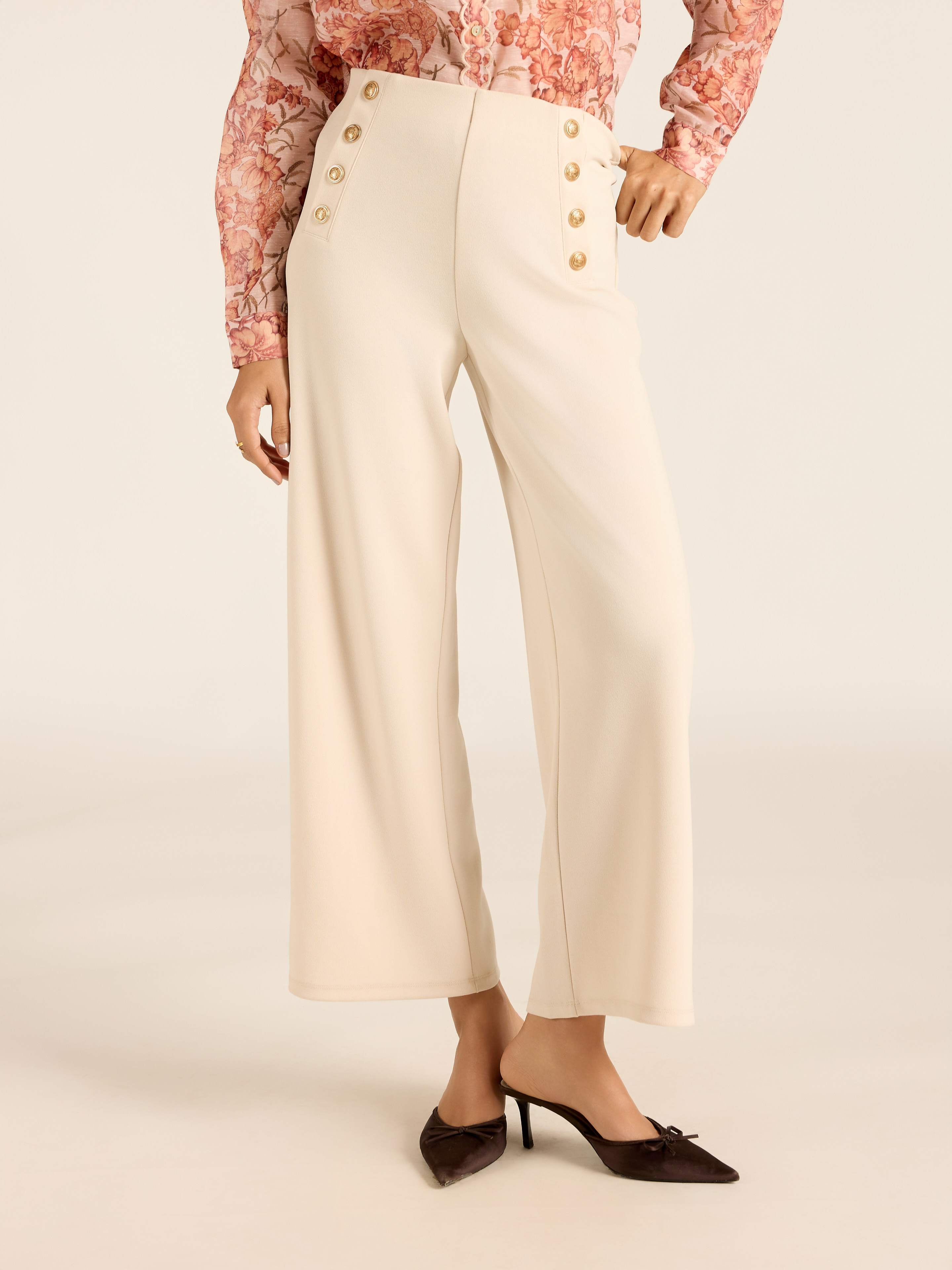 Ecru Travis Pant