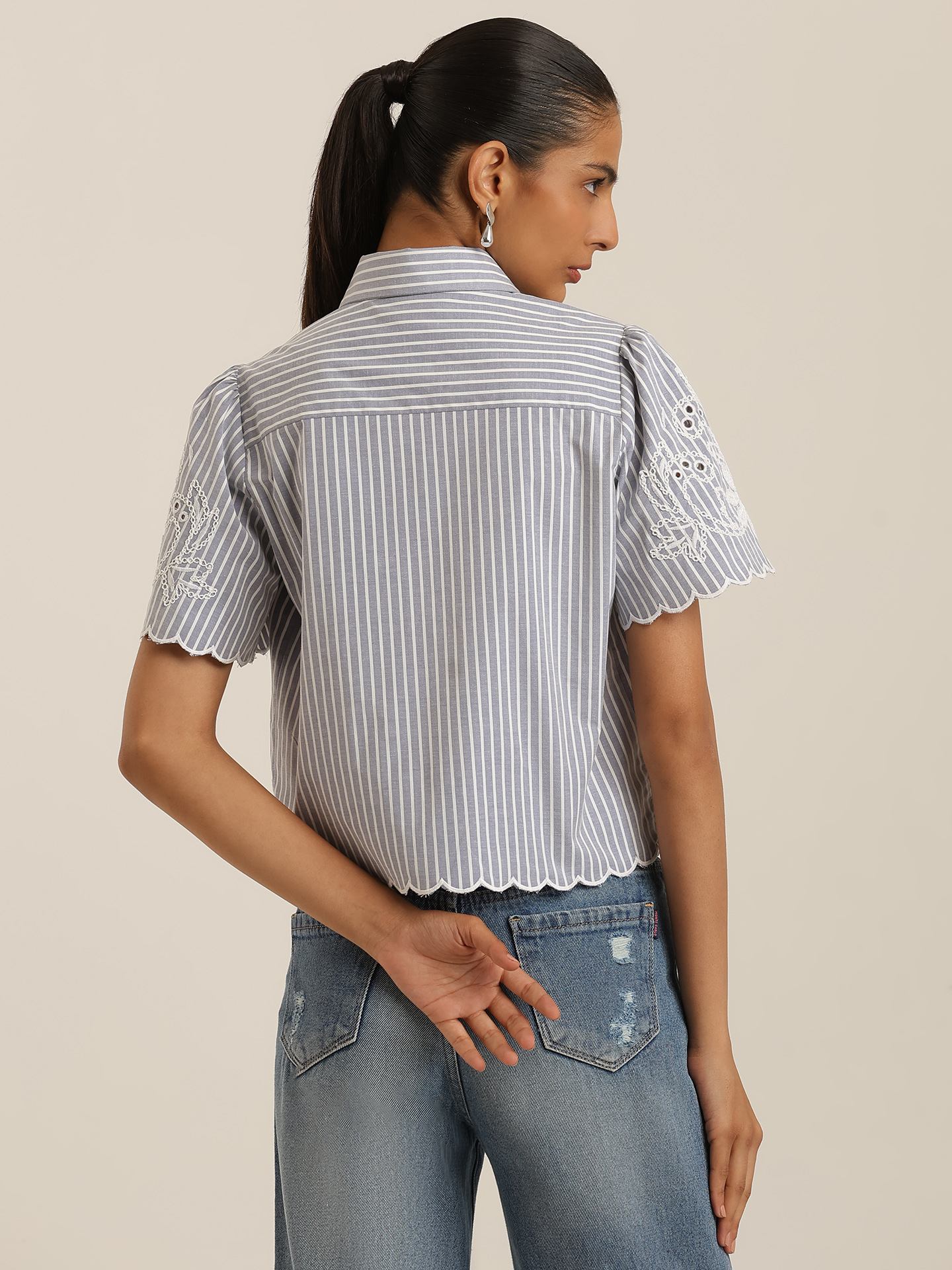 Blue White Elma Shirt