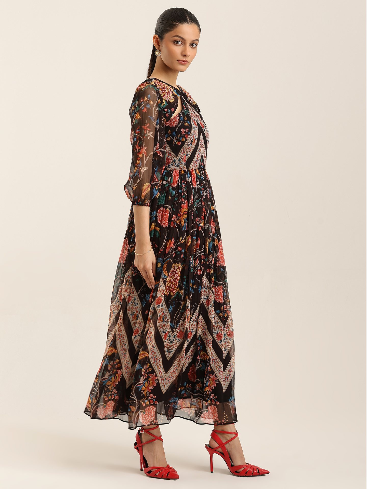 Black Margo Long Dress