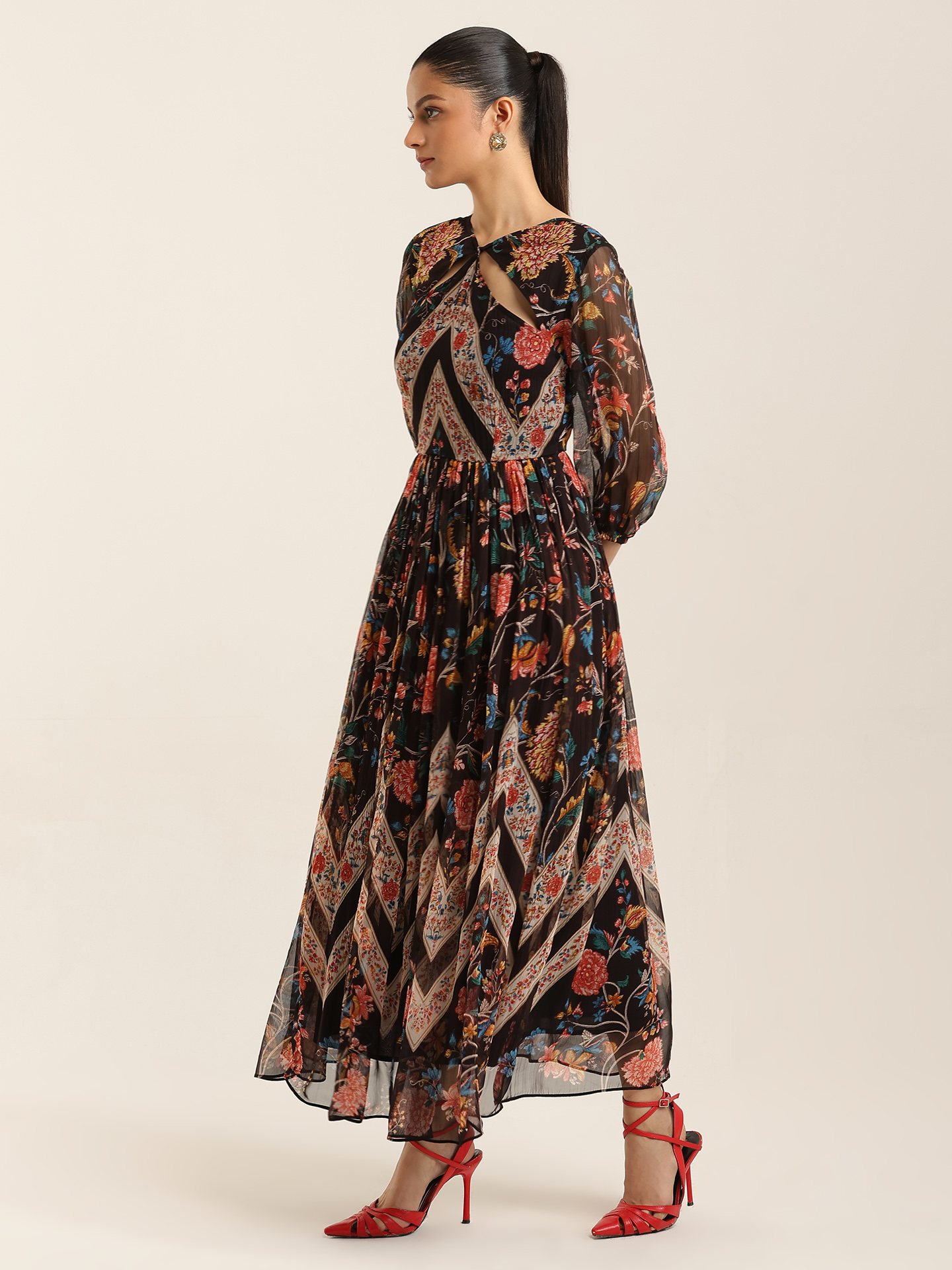 Black Margo Long Dress