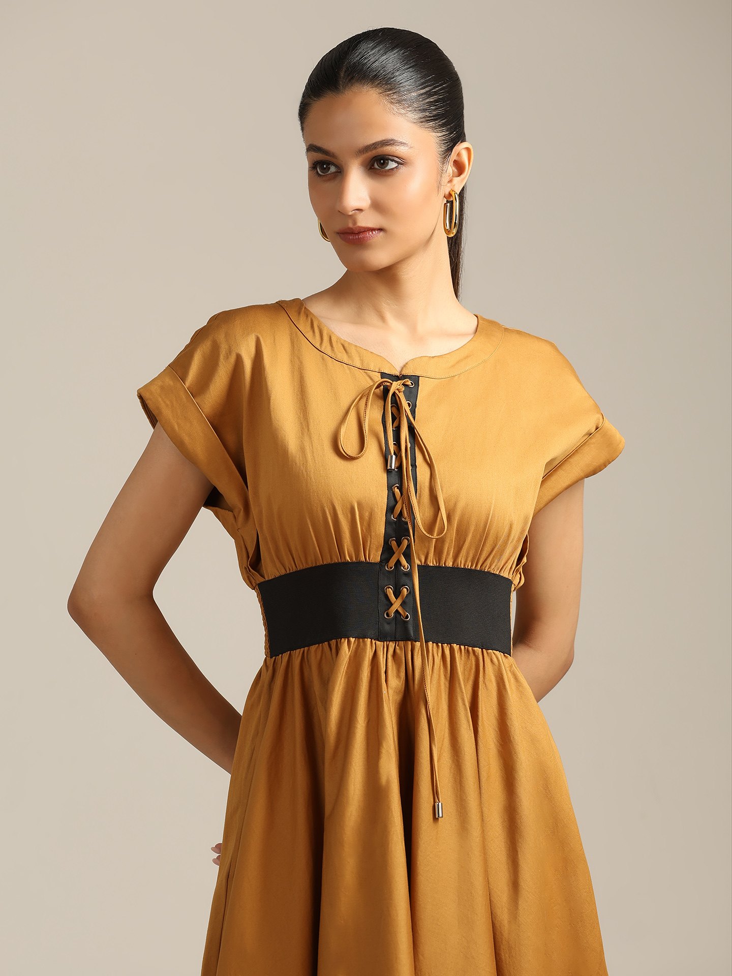Yellow Margo Long Dress