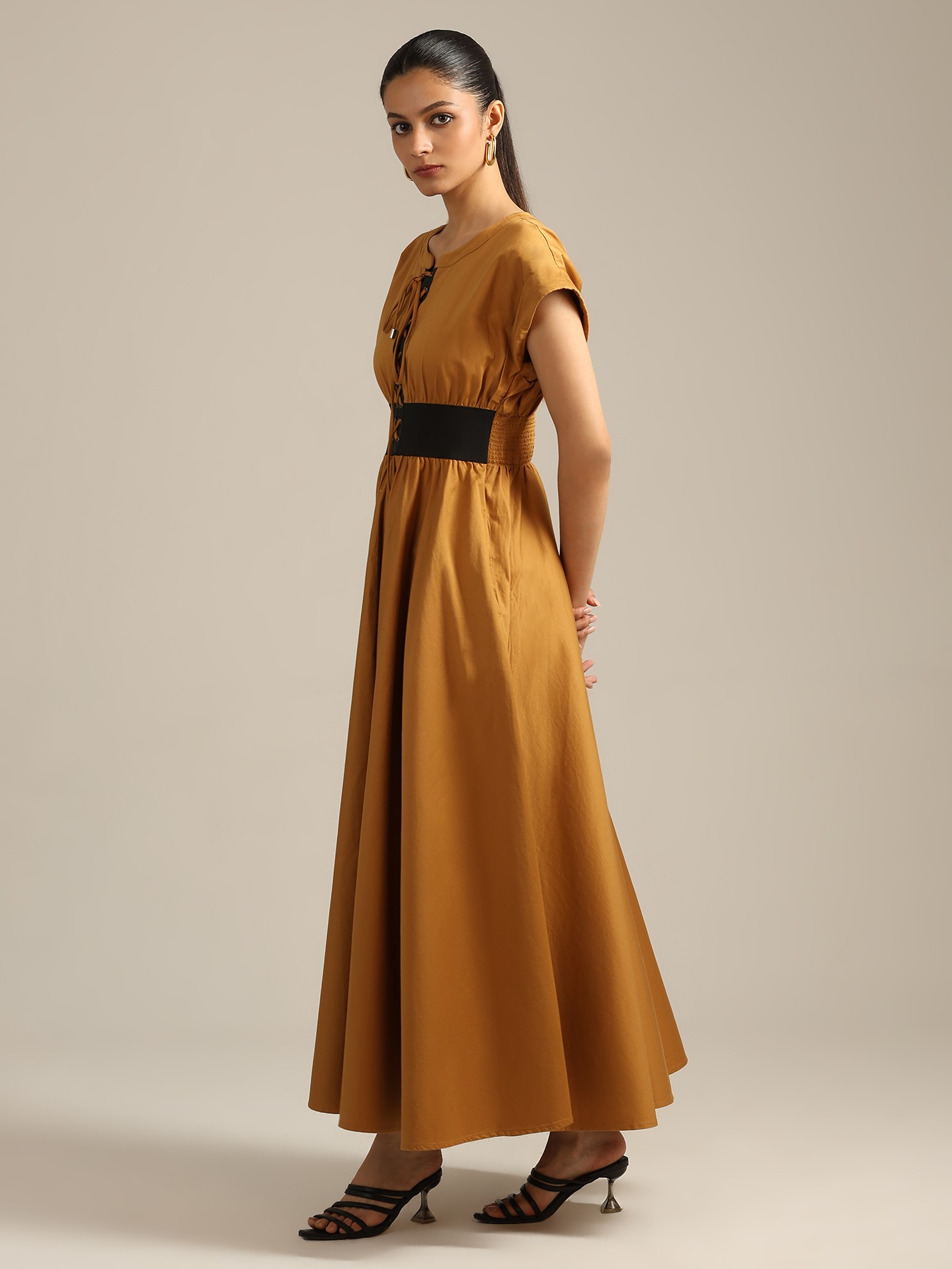 Yellow Margo Long Dress