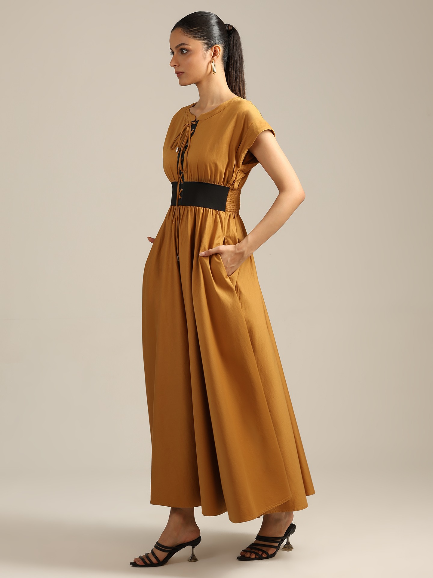 Yellow Margo Long Dress