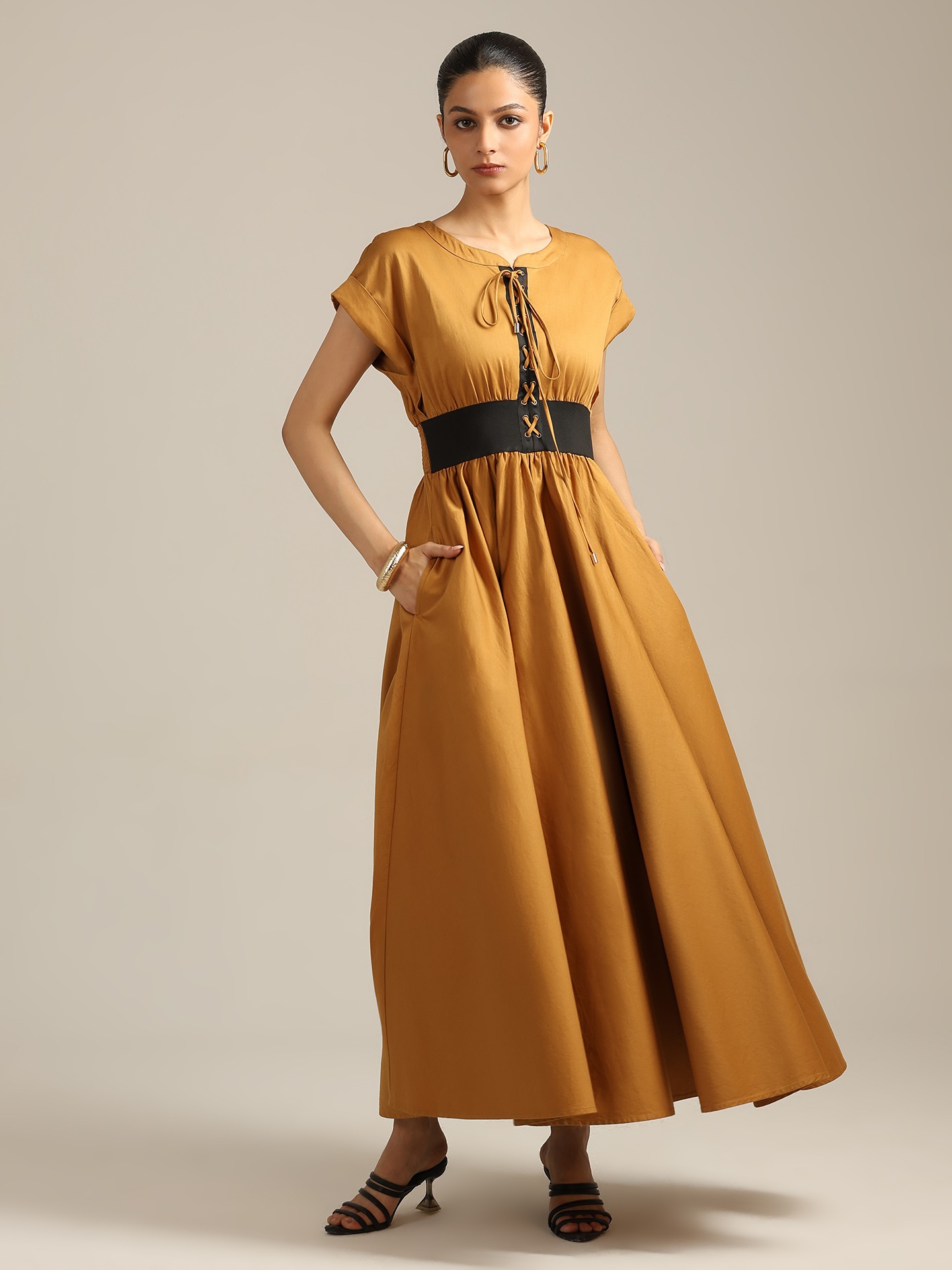 Yellow Margo Long Dress