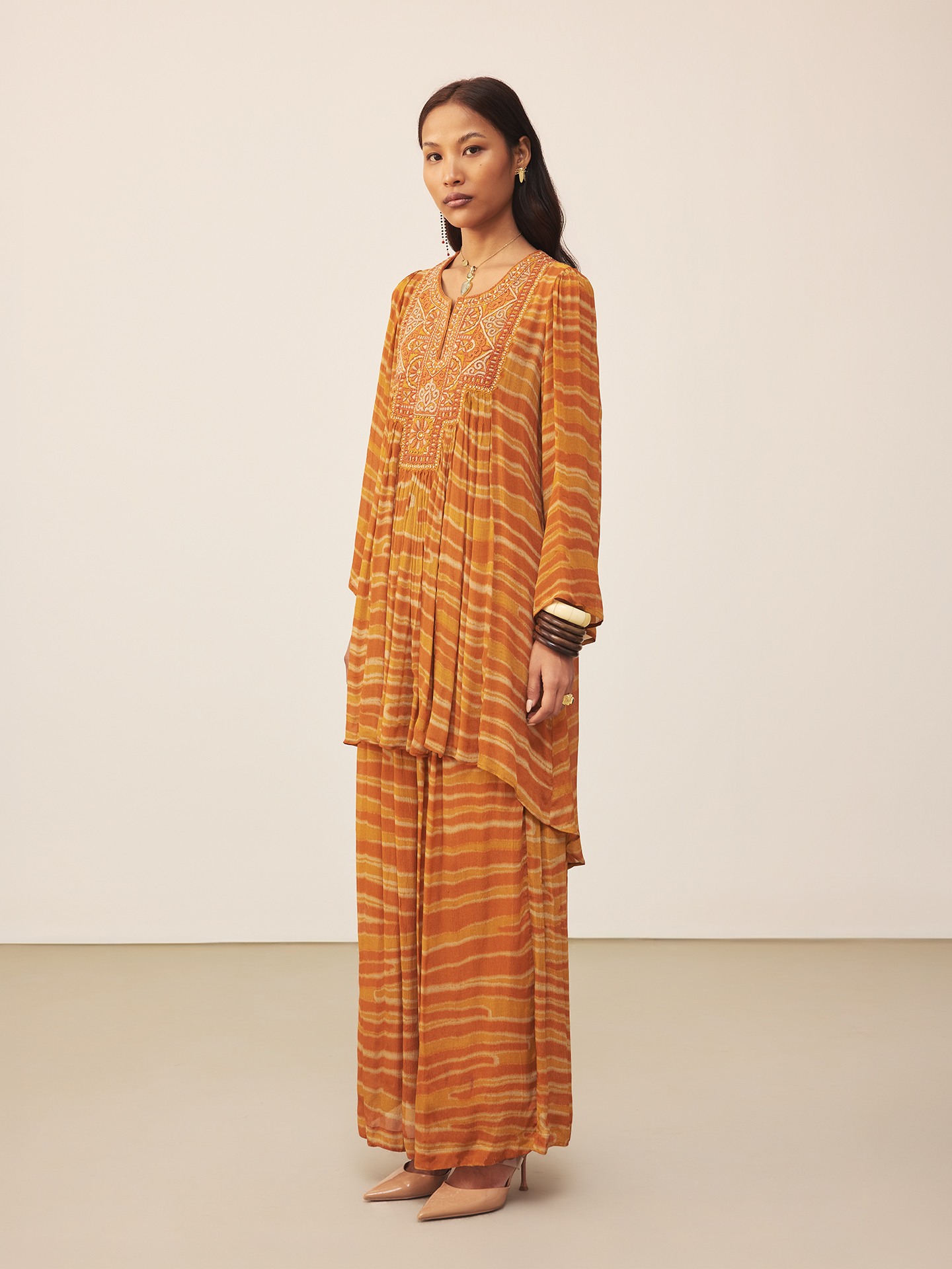 Mustard Kiaraa Cord Set