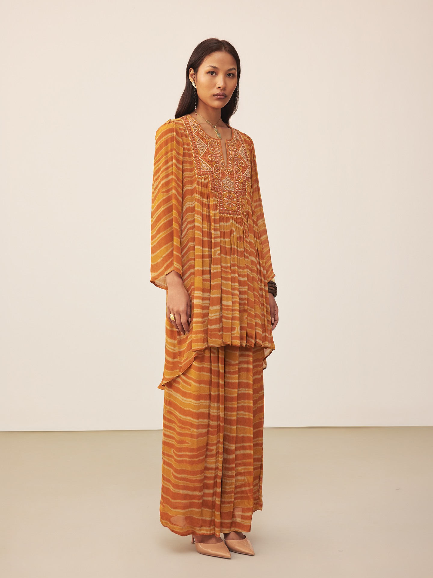 Mustard Kiaraa Cord Set