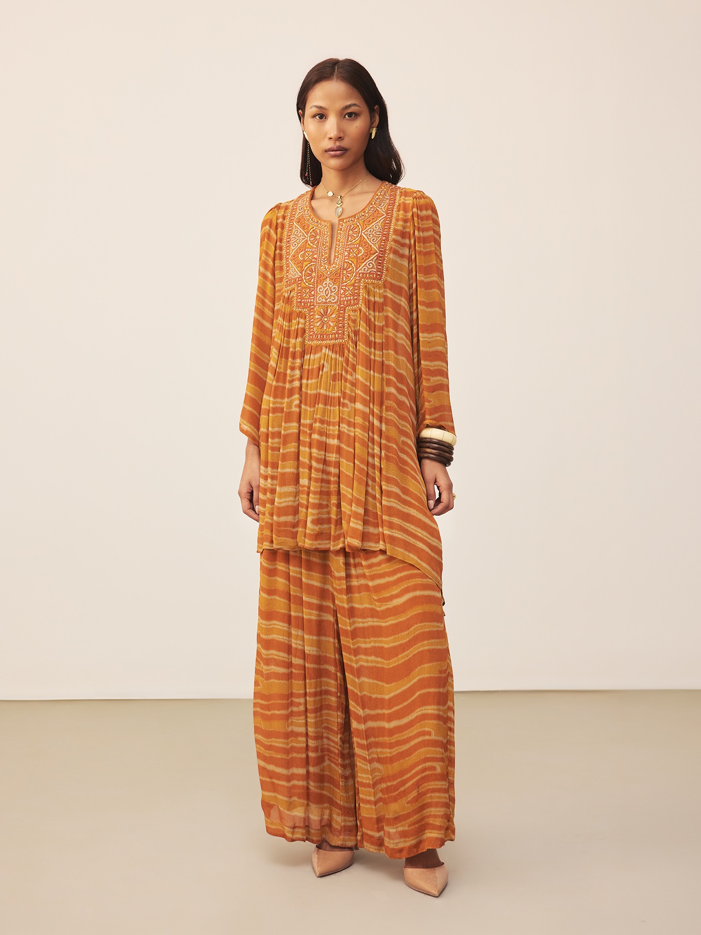 Mustard Kiaraa Cord Set