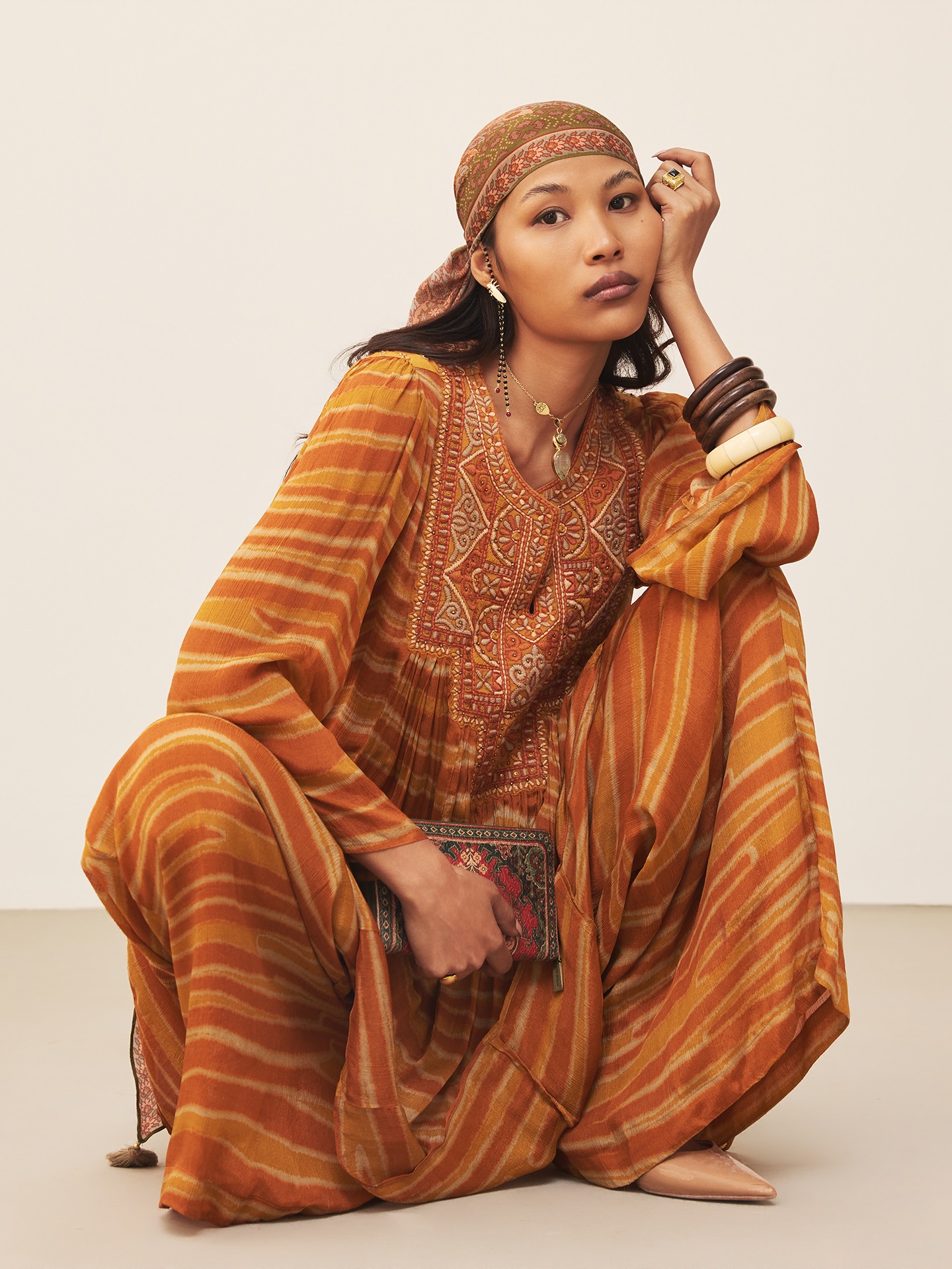 Mustard Kiaraa Cord Set