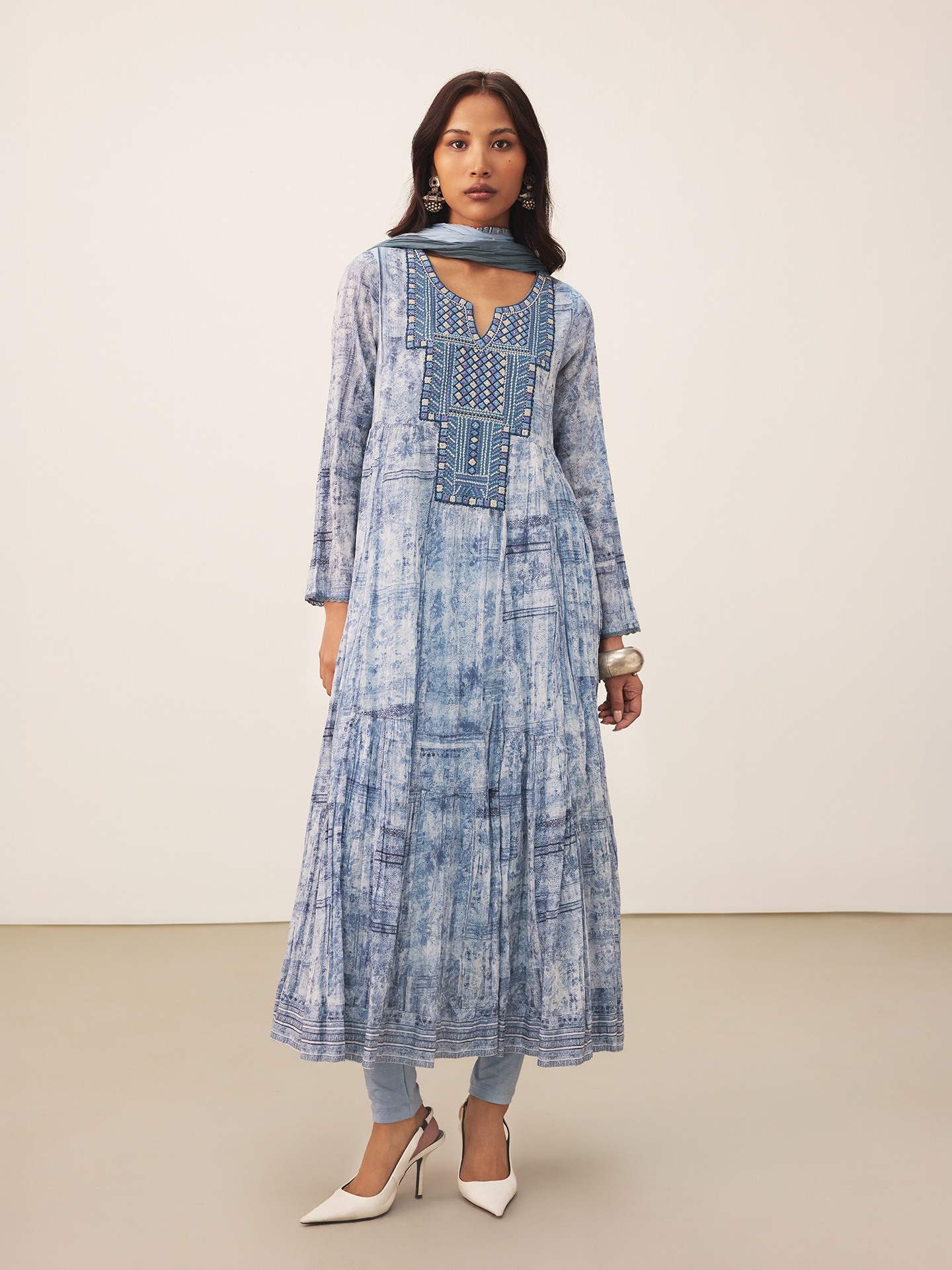 Blue Achhara Suit Set