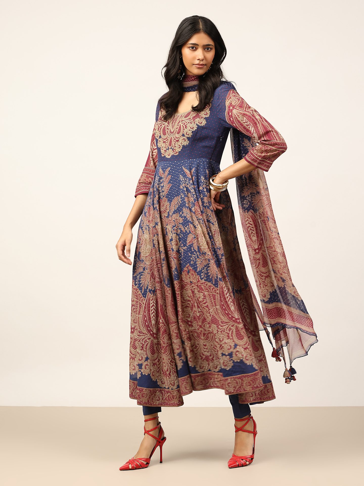 Blue Lisaa Suit Set