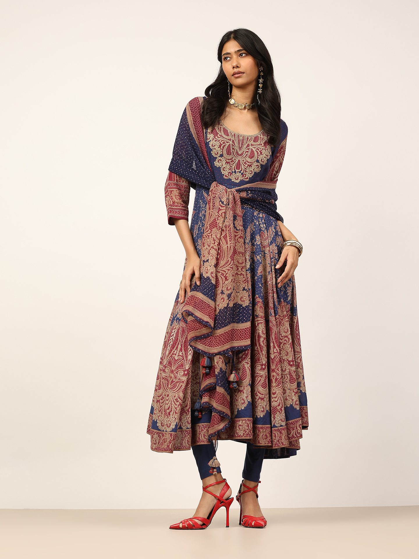 Blue Lisaa Suit Set
