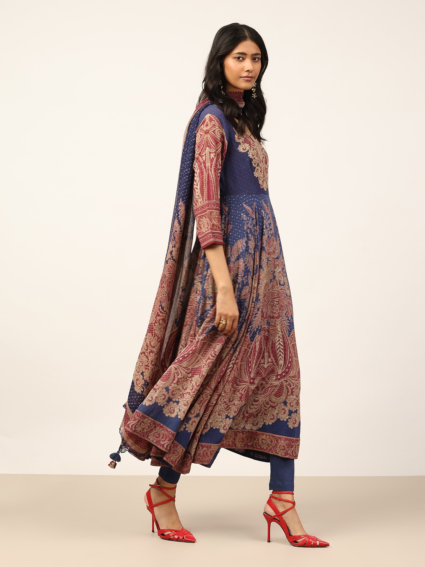 Blue Lisaa Suit Set