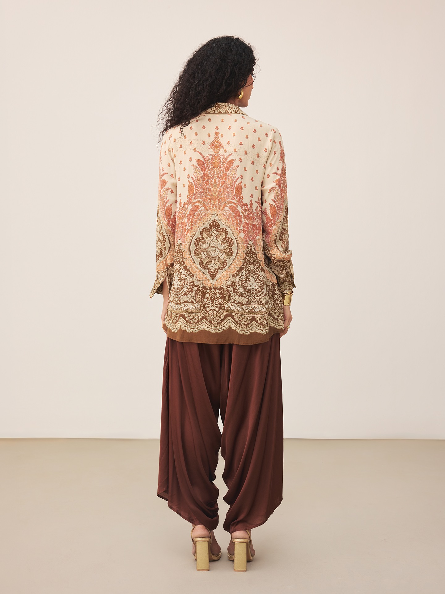 Beige Palak Shirt
