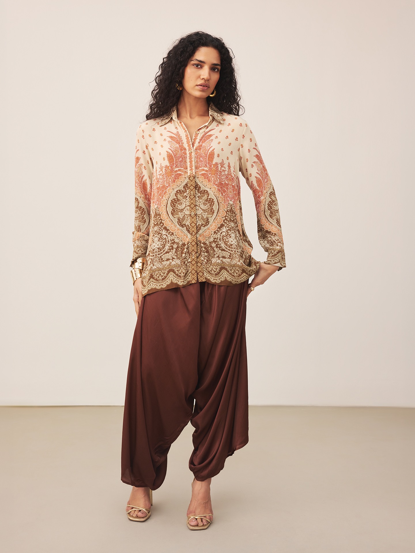 Beige Palak Shirt