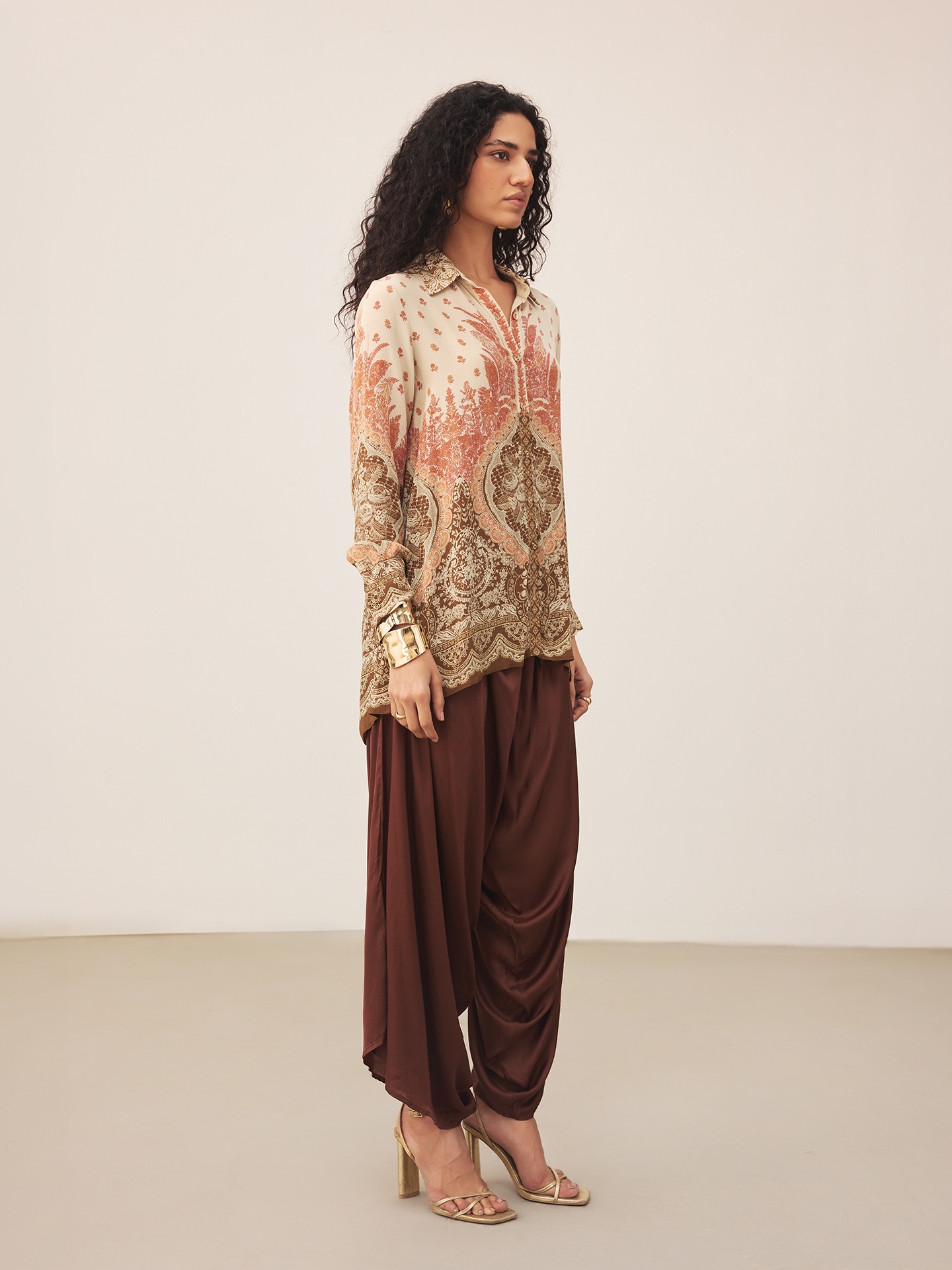 Beige Palak Shirt